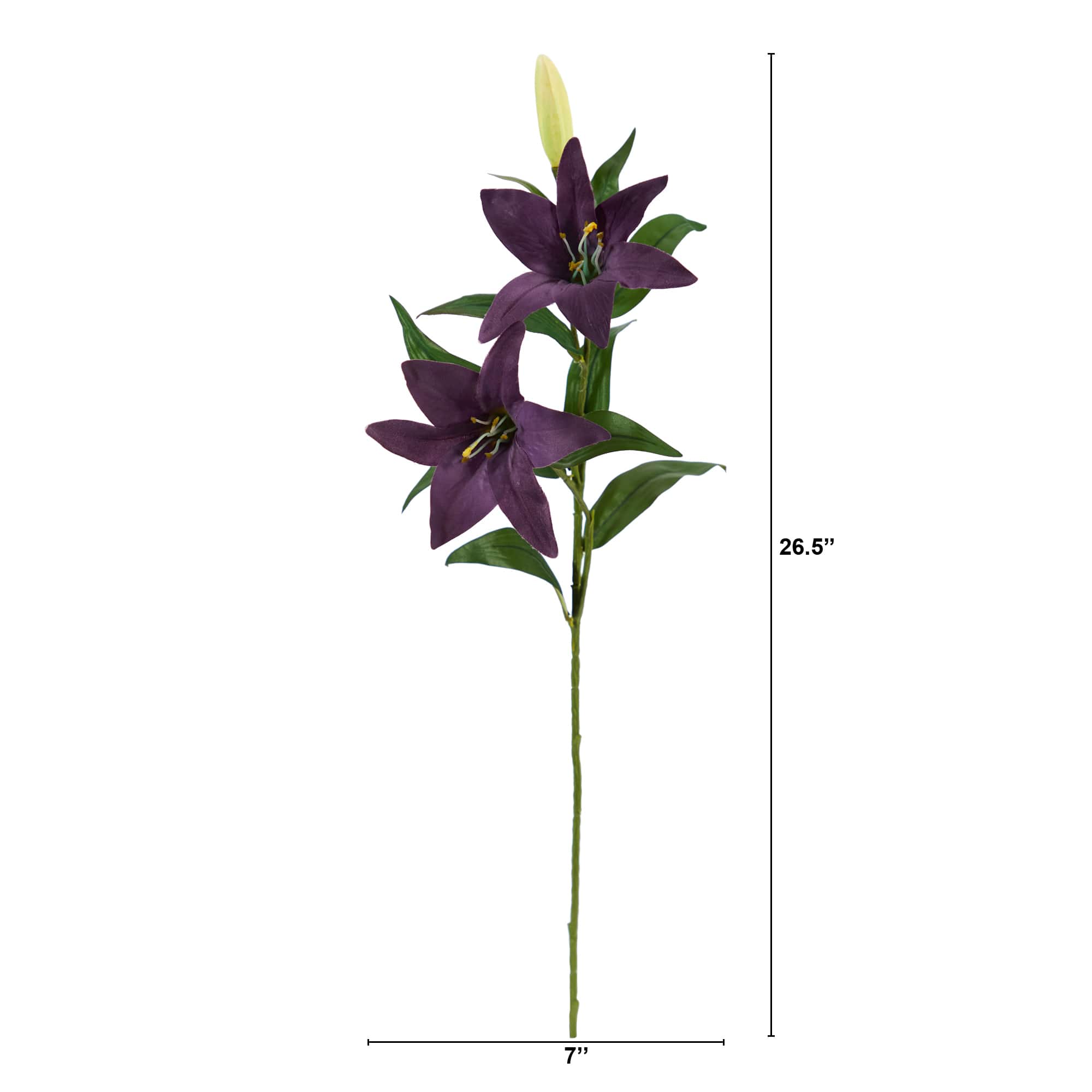 Purple Lily Artificial Flower Stem, 12ct.