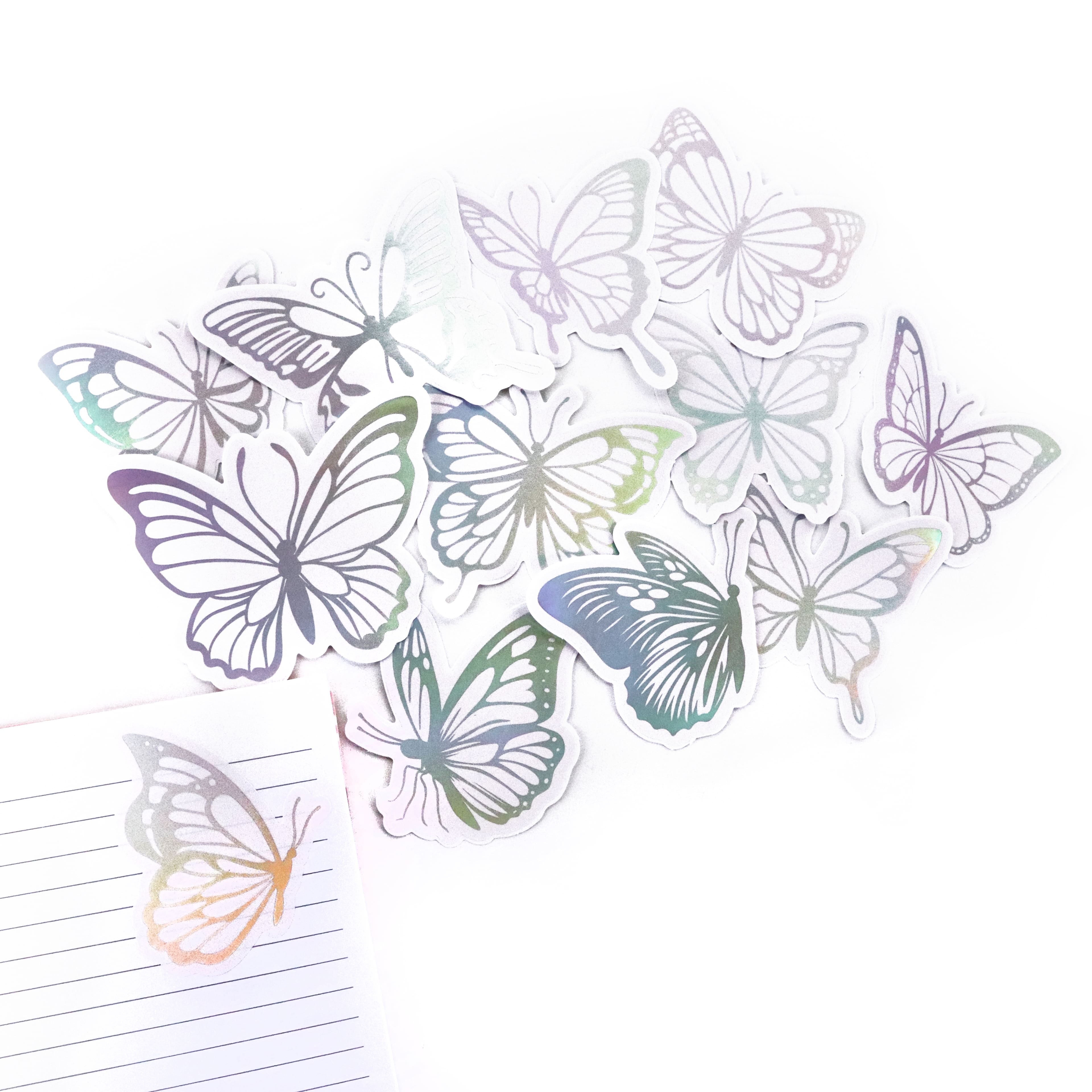 Holographic Butterfly Vinyl Die-Cut Stickers by Recollections&#x2122;
