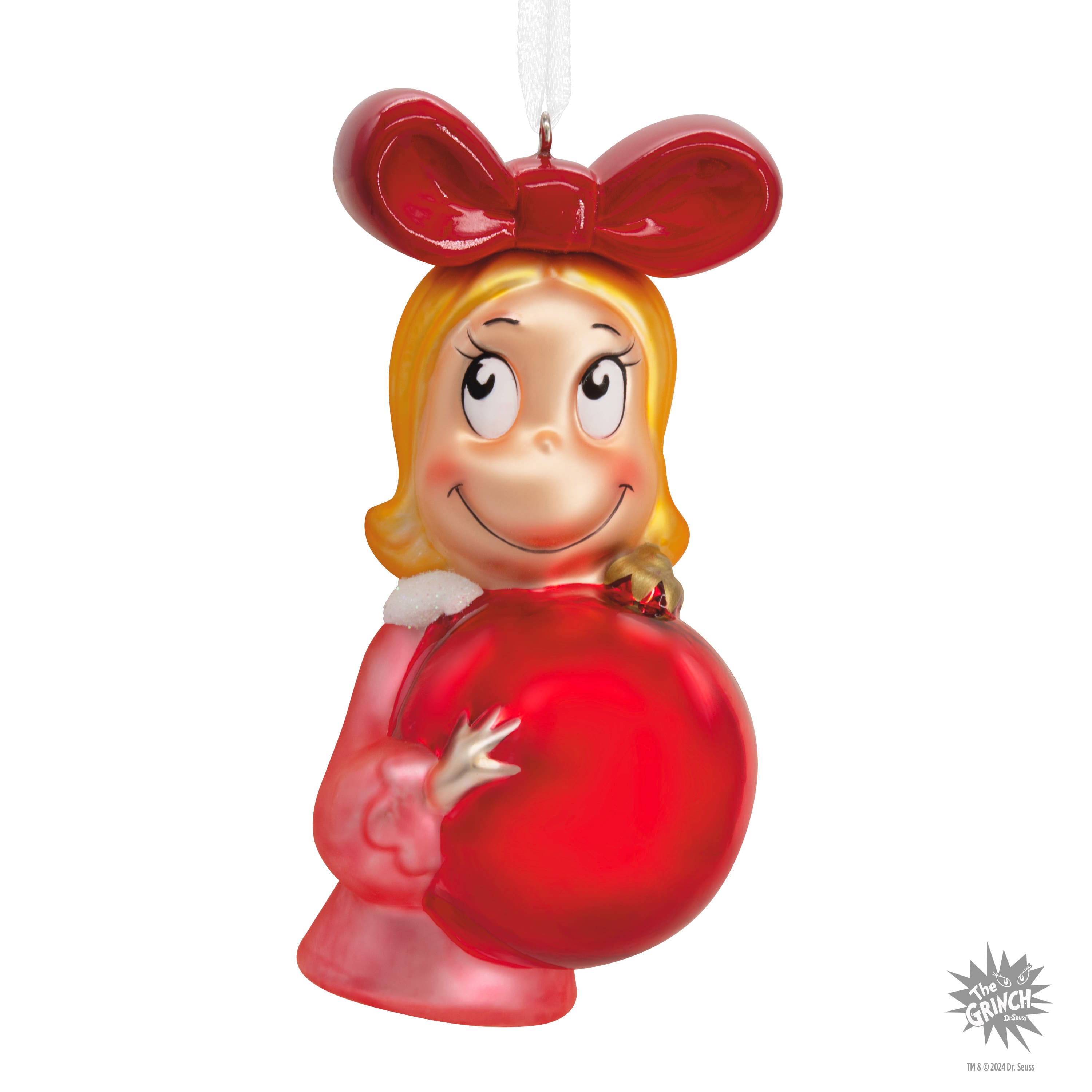 Hallmark Dr. Seuss&#x27;s How the Grinch Stole Christmas!&#x2122; 4&#x22; Cindy-Lou Who with Ornament Blown Glass Ornament