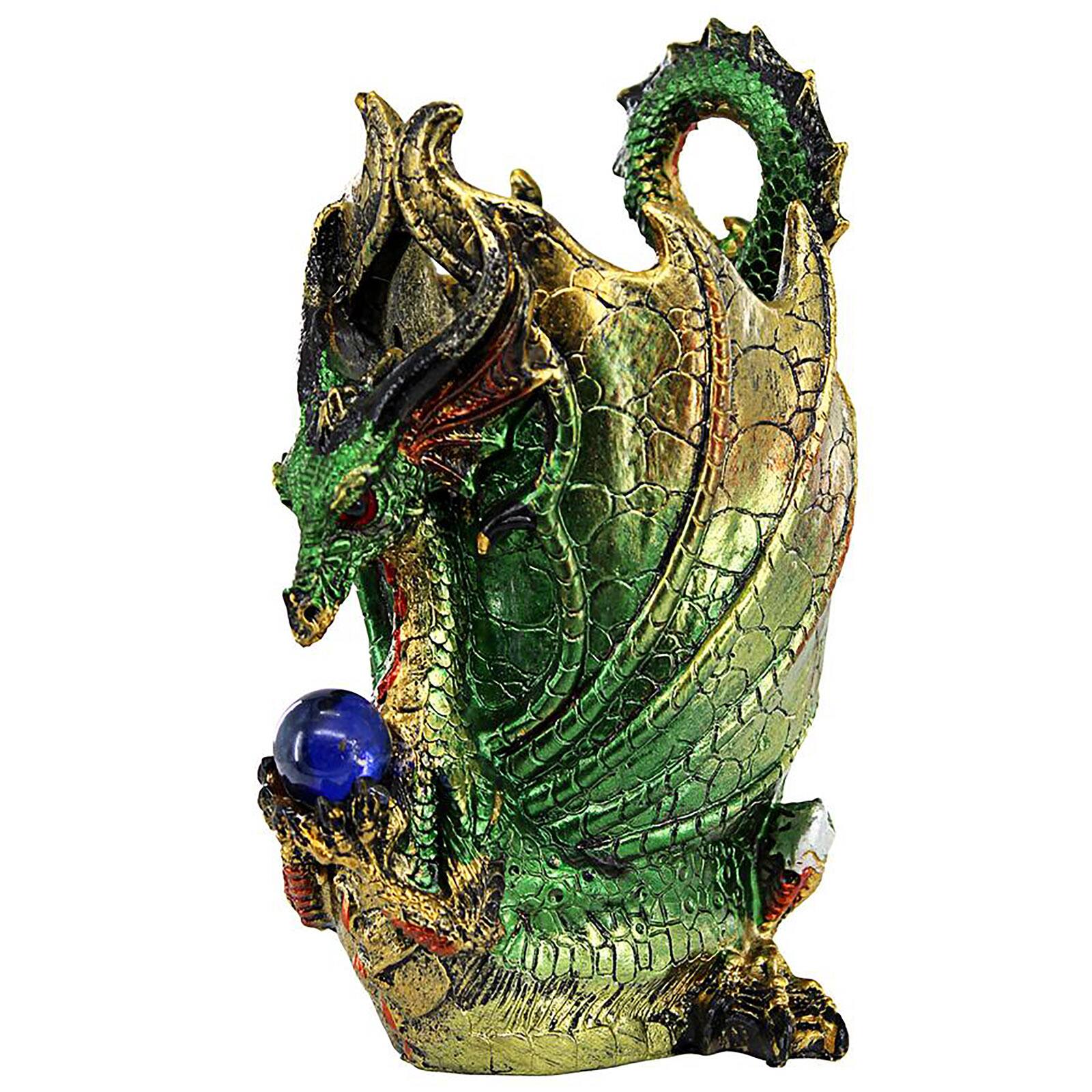 Design Toscano 6&#x22; Escritoire the Dragon Desk Accessory Sculpture