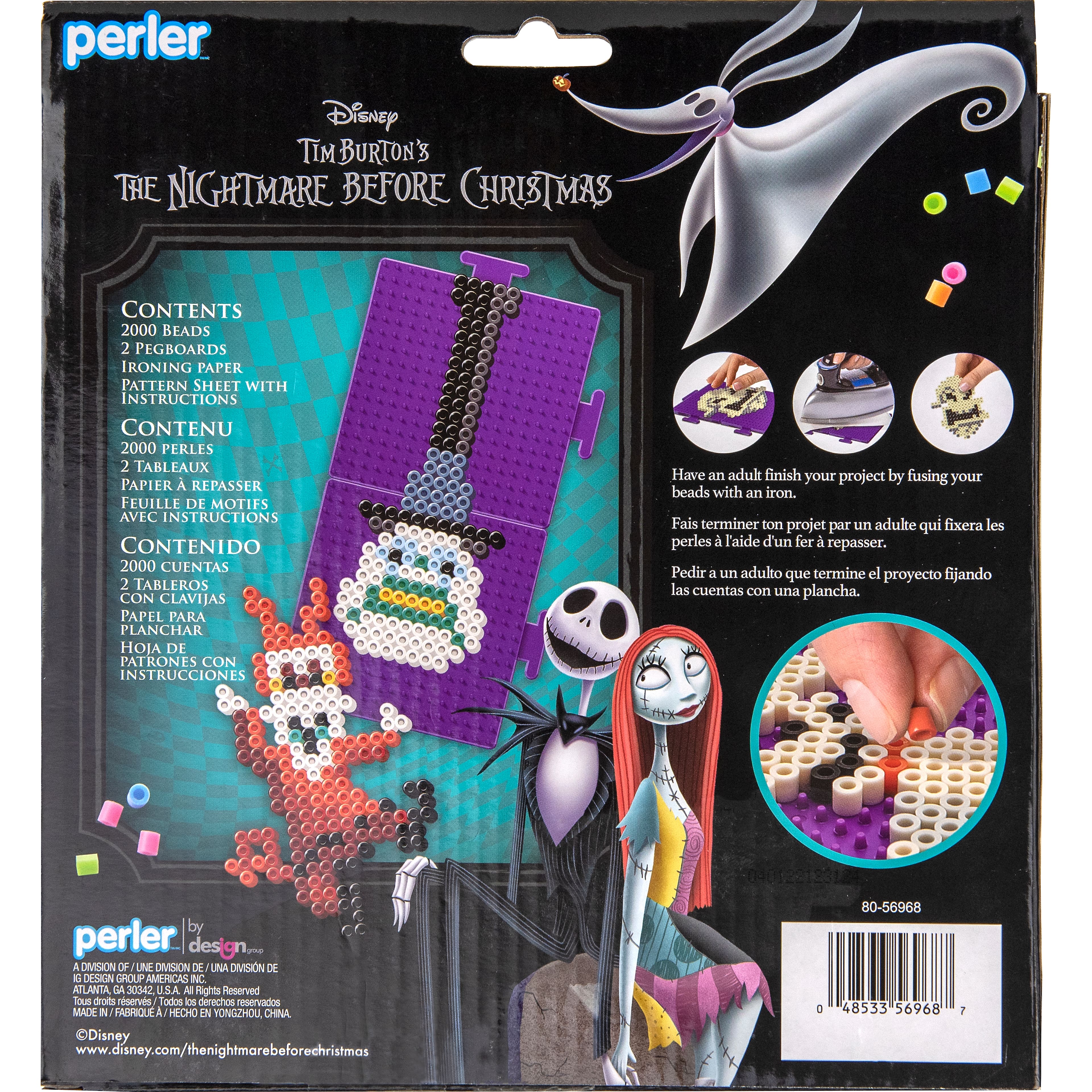 12 Pack: Perler&#x2122; The Nightmare Before Christmas Fused Bead Kit