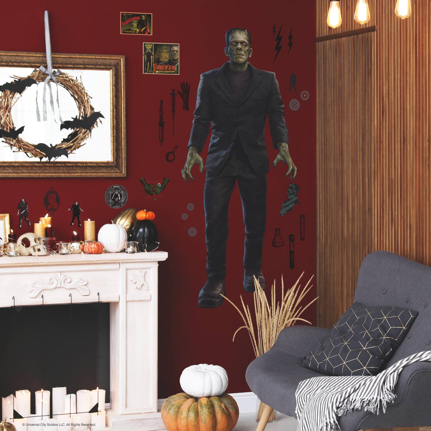 RoomMates Classic Monsters Frankenstein Giant Peel &#x26; Stick Wall Decals