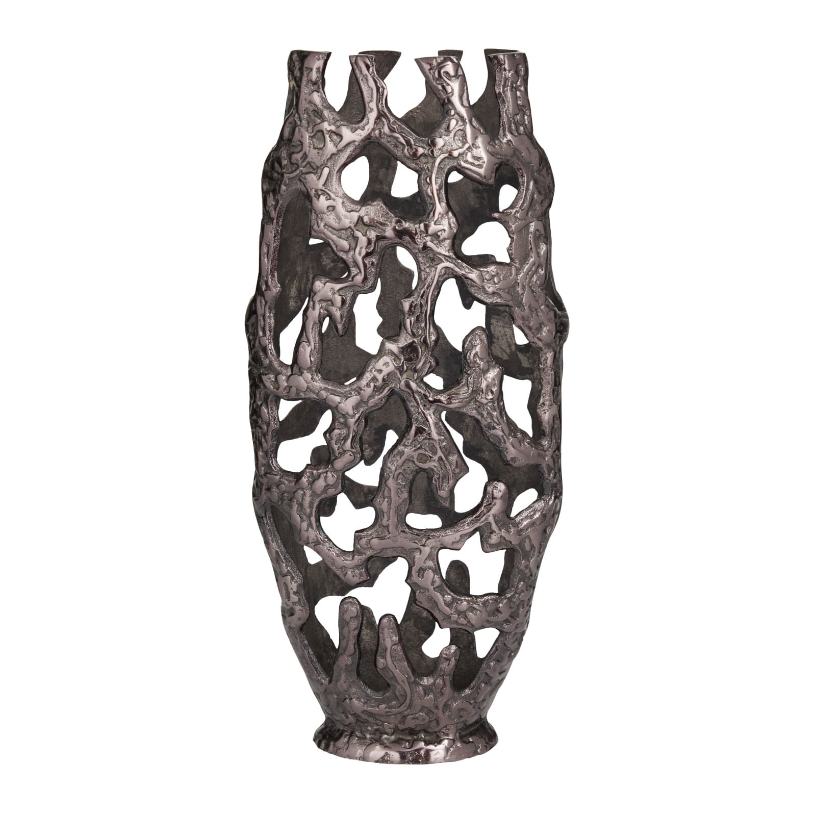 20&#x22; Contemporary Aluminum Vase
