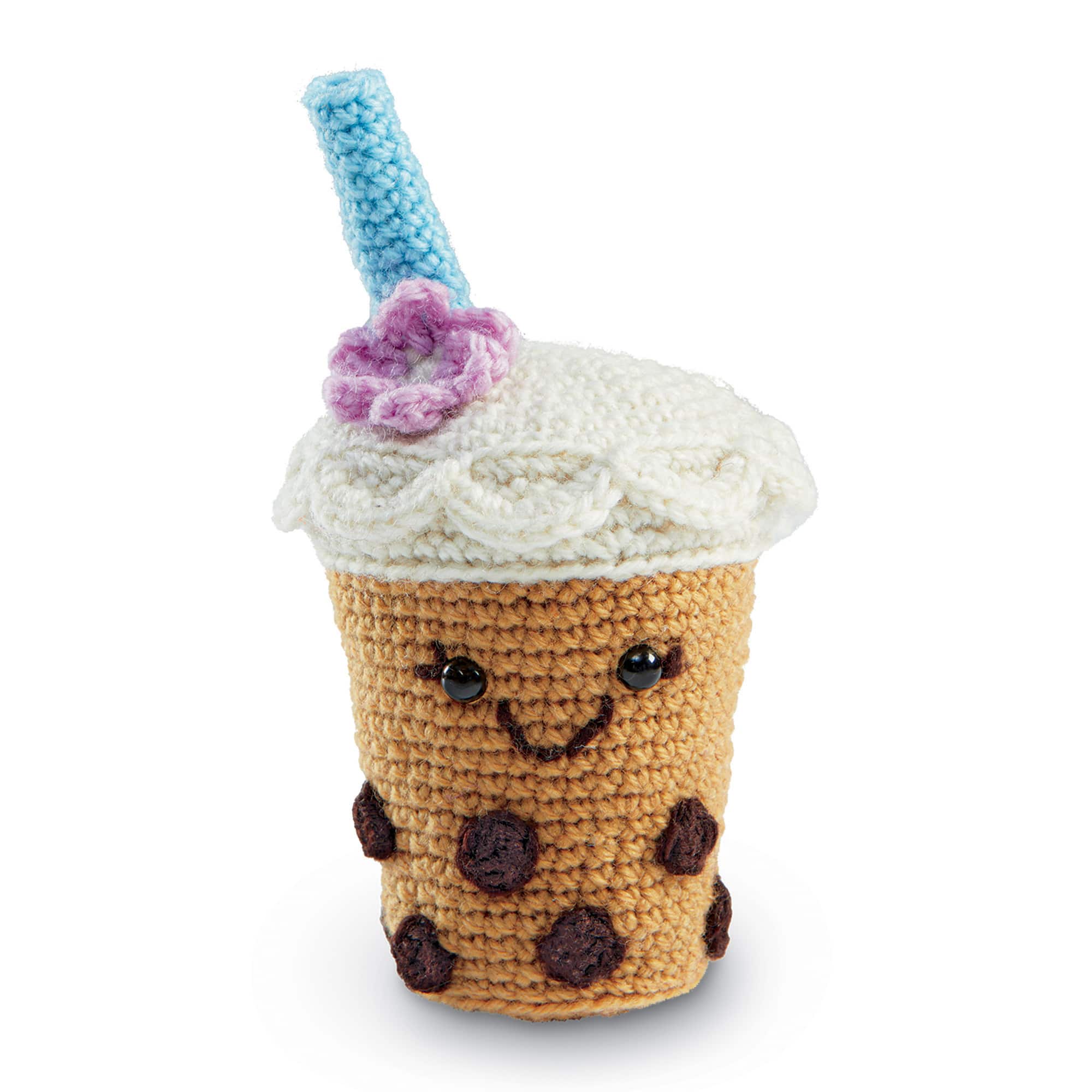 6 Pack: Intermediate Boba Tea Amigurumi Crochet Kit by Loops & Threads®