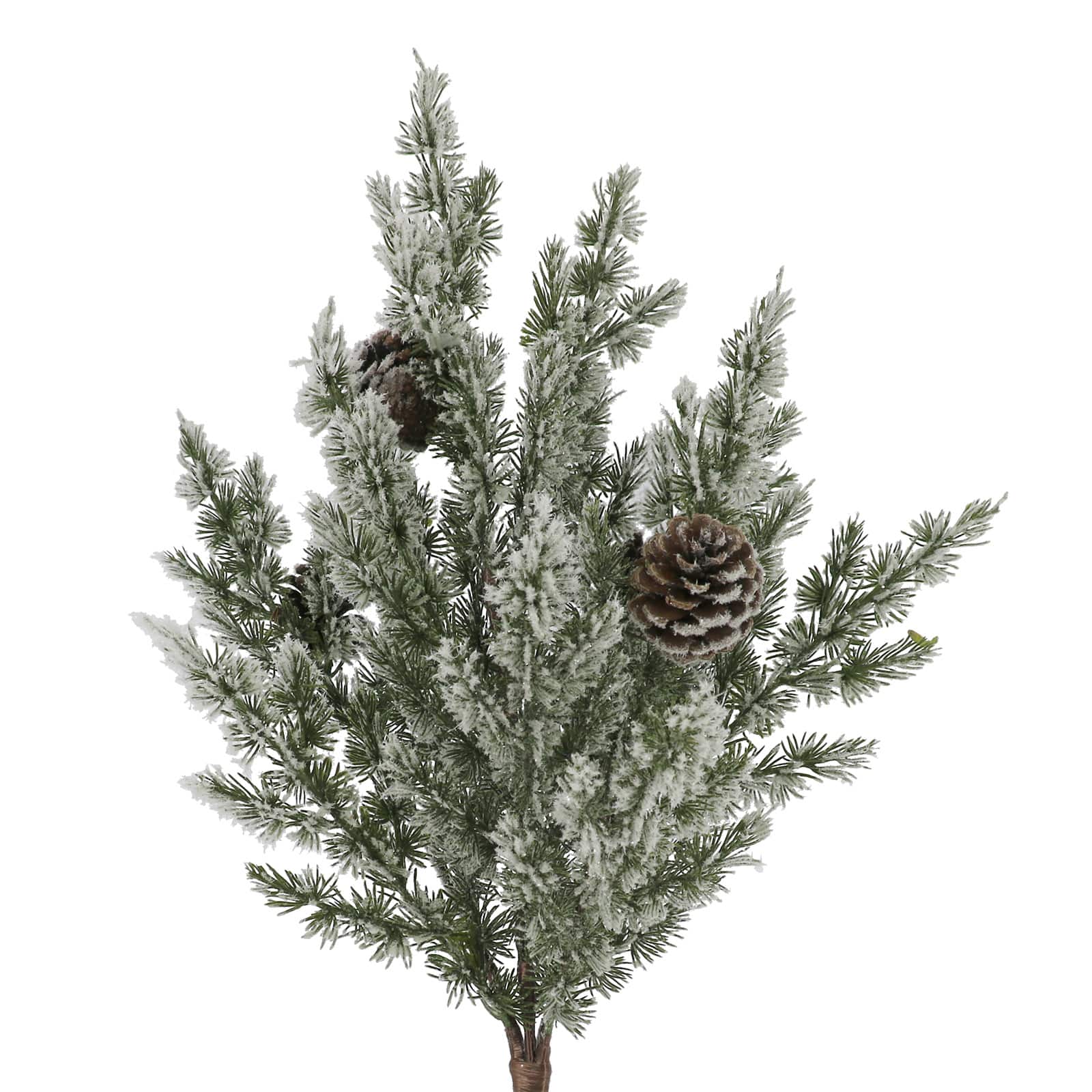 23.5&#x22; Snowy Pine &#x26; Pinecone Deluxe Bush by Ashland&#xAE;