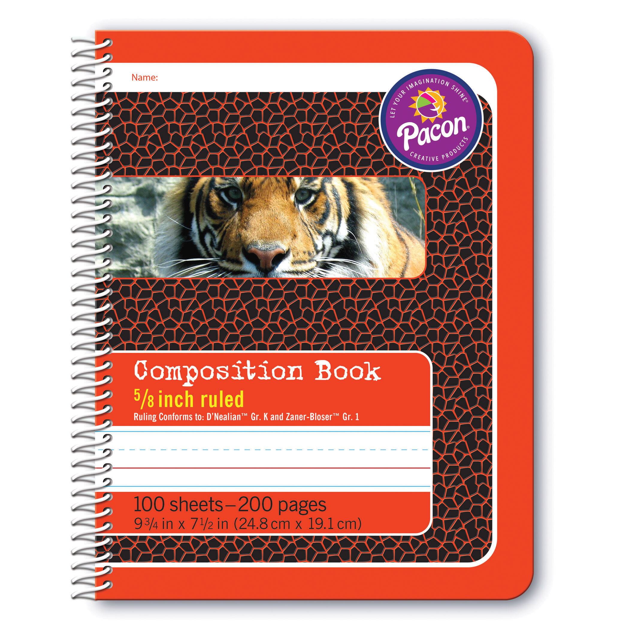 Pacon® 5/8" Ruled Spiral Bound Primary Composition Book, 6ct.