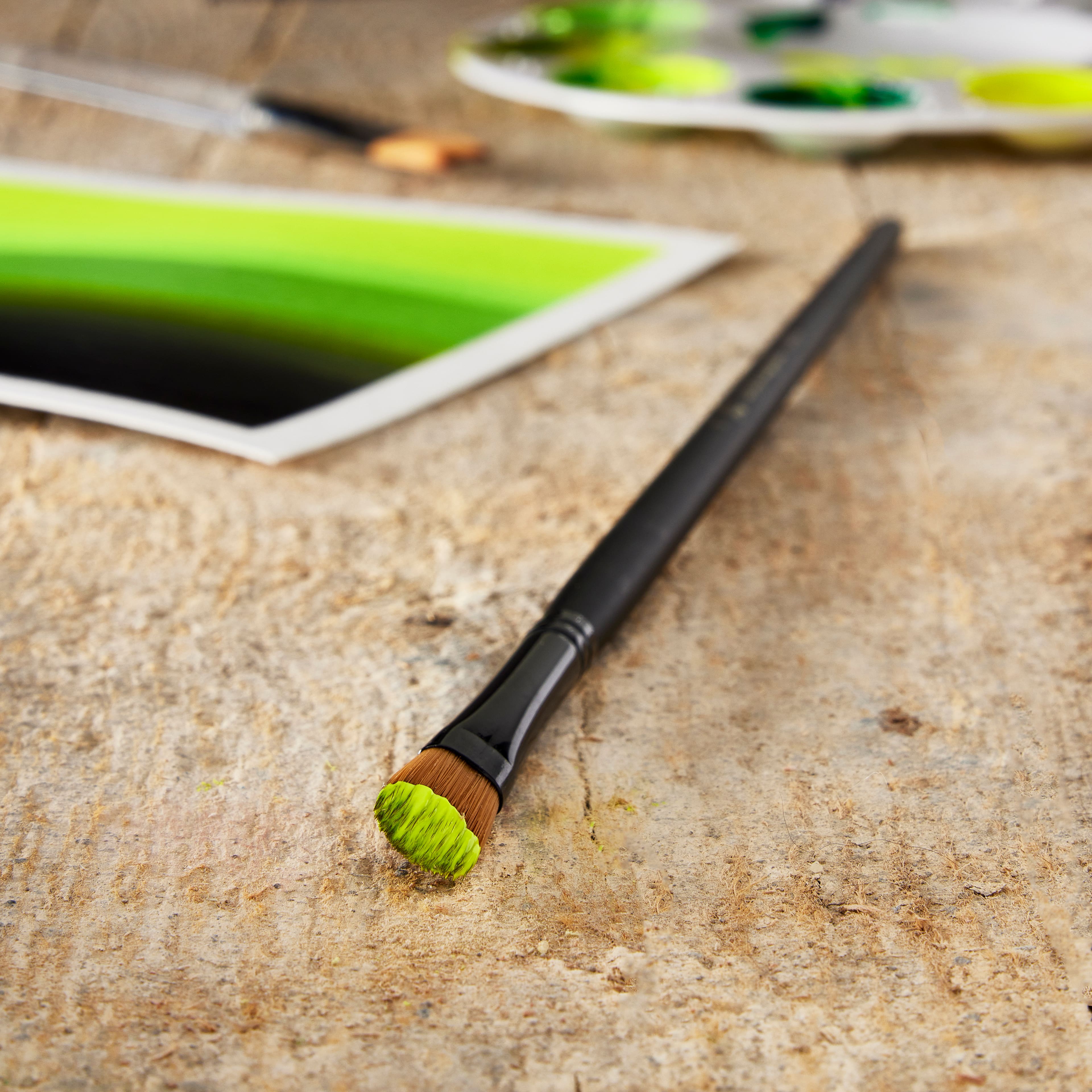 12 Pack: Royal & Langnickel® Essentials™ Long Handle Filbert Brush