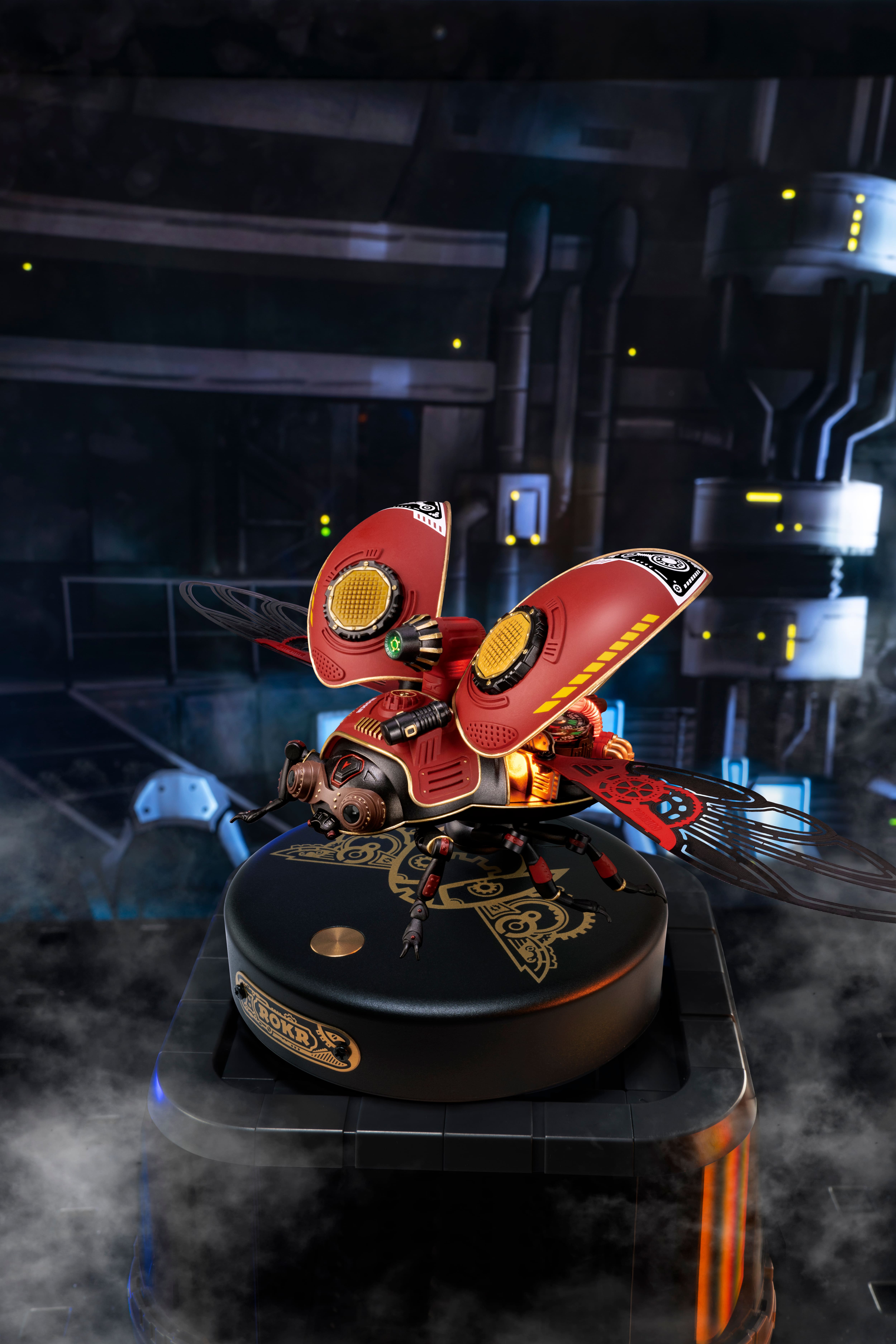 ROKR® Mechanical Age Scout Beetle LED 3D Puzzle Kit