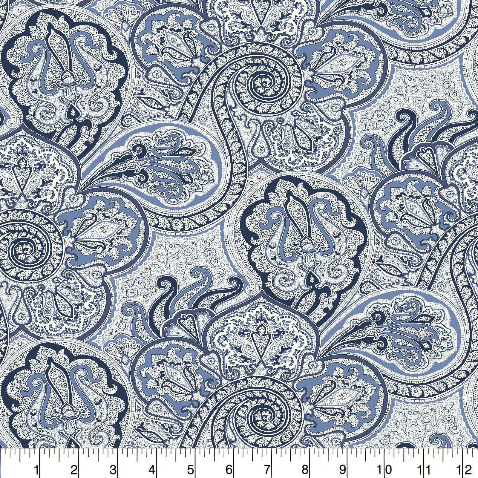 Pkl Studio Porcelain Paddock Shawl Cotton Home D&#xE9;cor Fabric