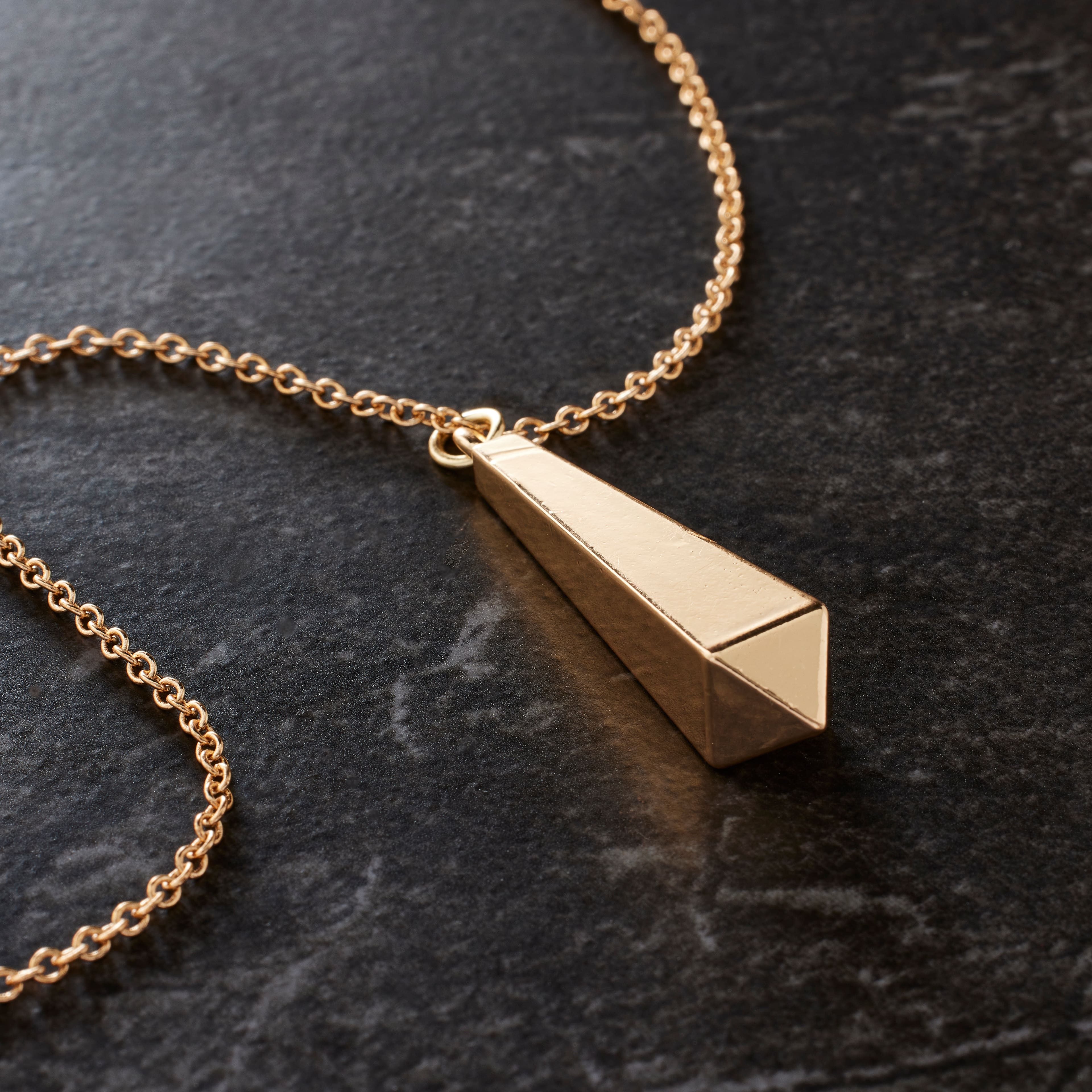 Gold Icicle Prism Drop Pendant by Bead Landing™