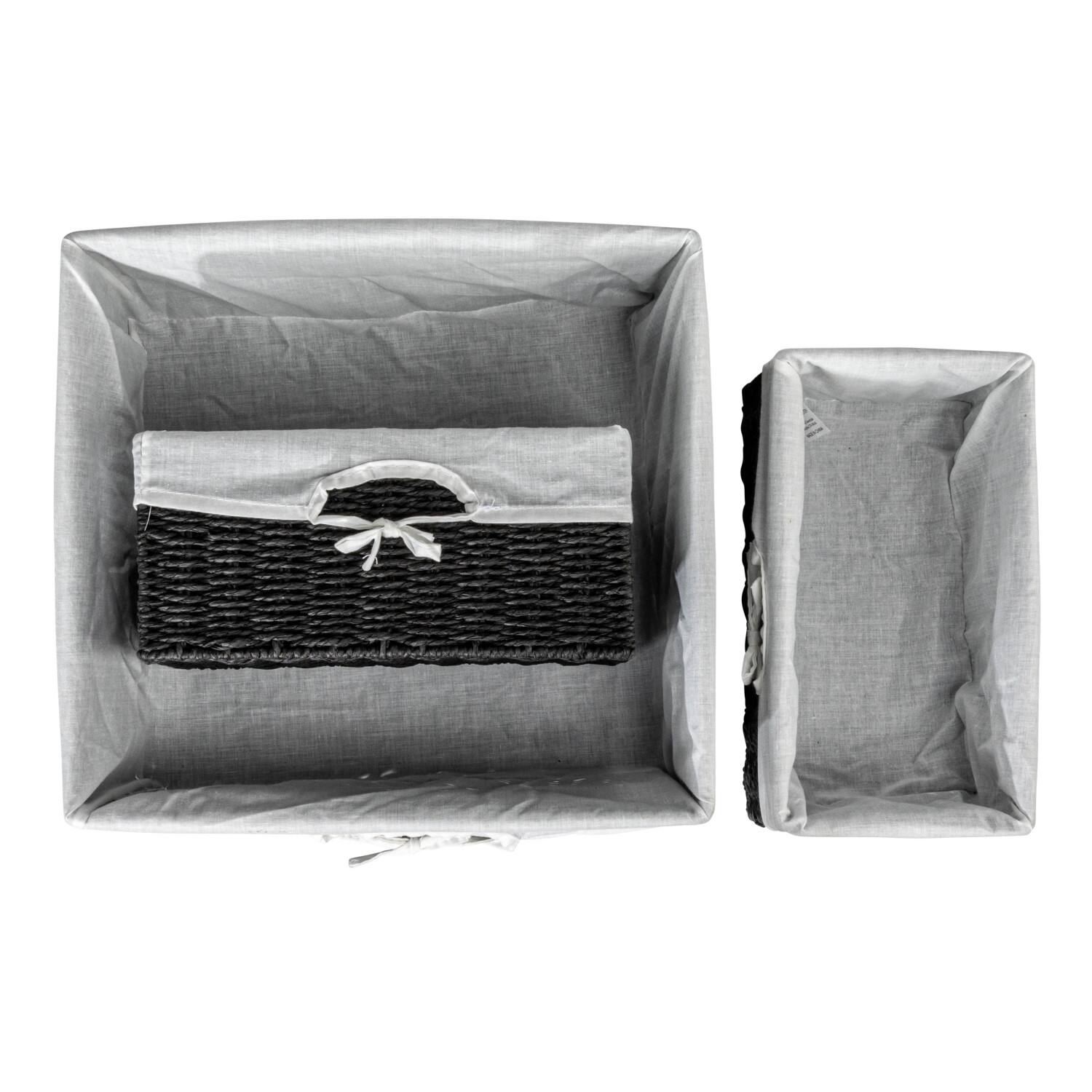 Paper Rope Wicker Basket Set