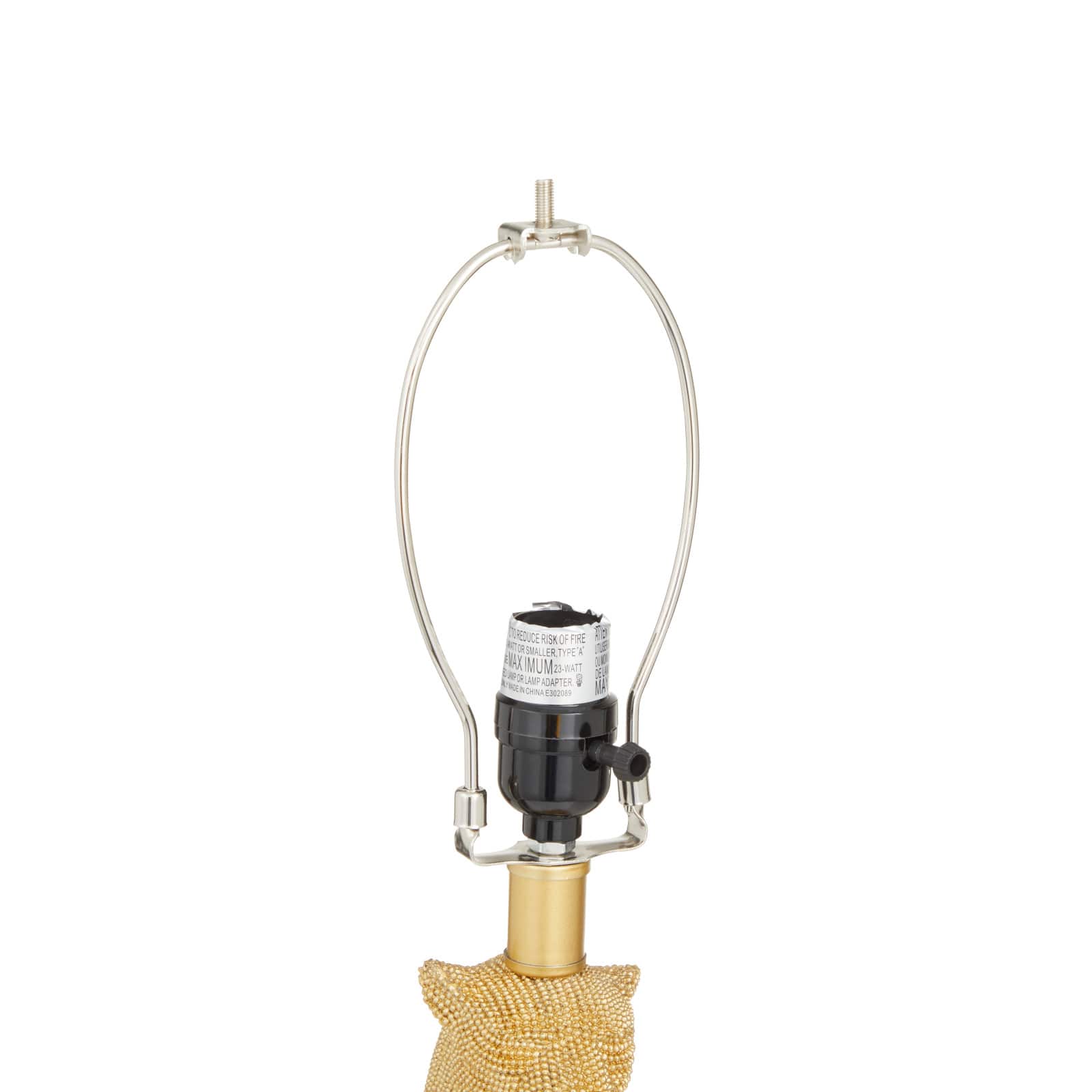 29&#x22; Polystone Glam Leopard Table Lamps, 2ct.