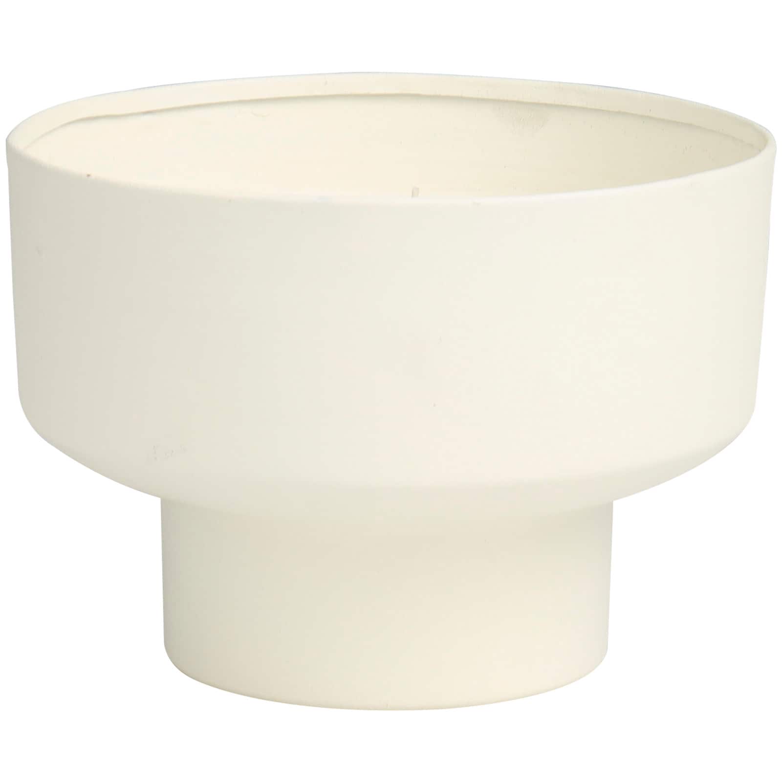 White Wax Cozy Cashmere Scented Candle with Elevated Matte White Container