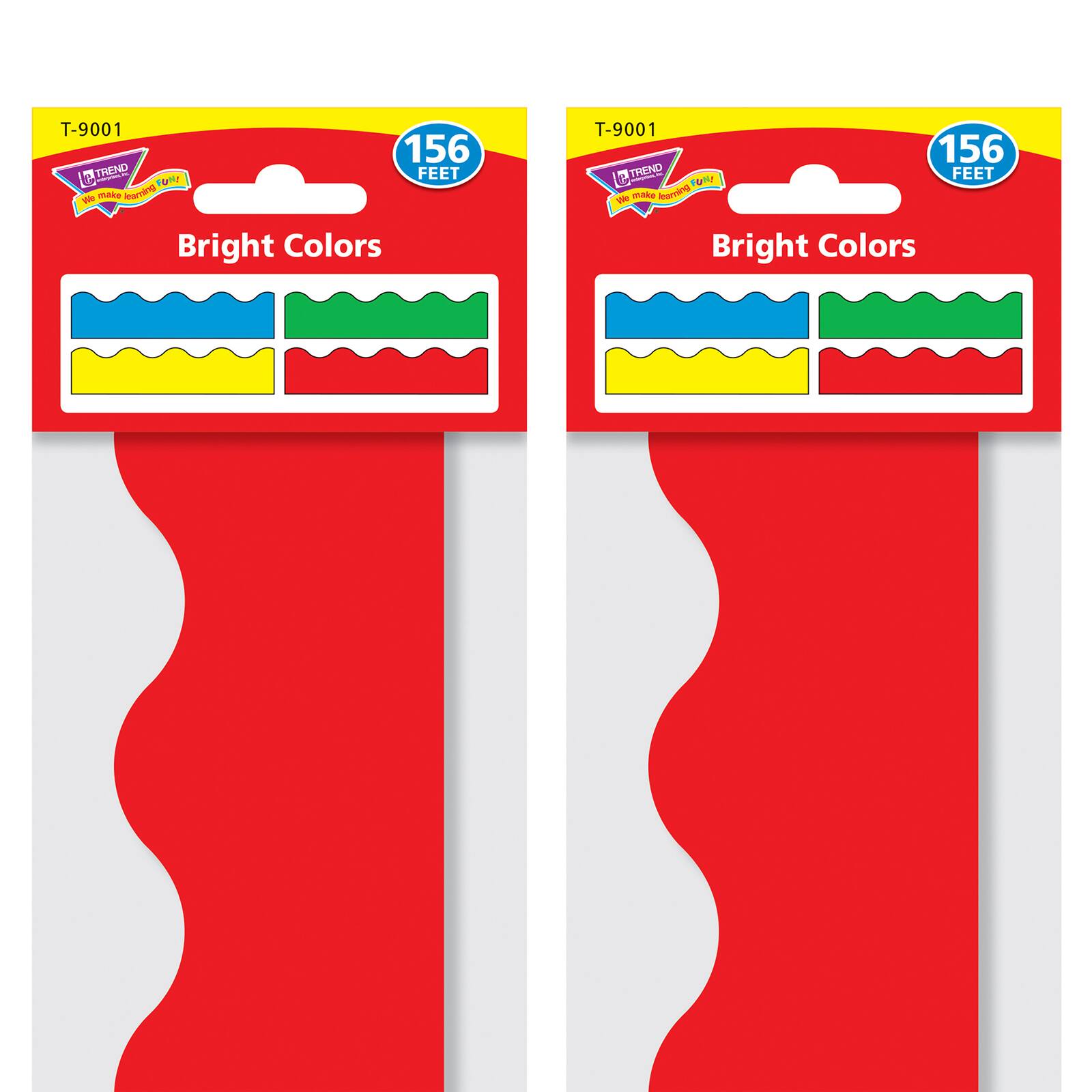 Trend Enterprises® Terrific Trimmers® Bright Colors Border Variety Pack, 312ft.