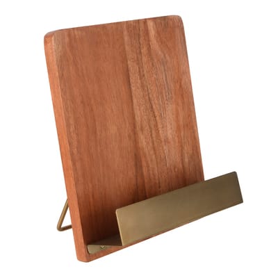 10" Natural & Gold Recipe Card Holder by Ashland® | Michaels