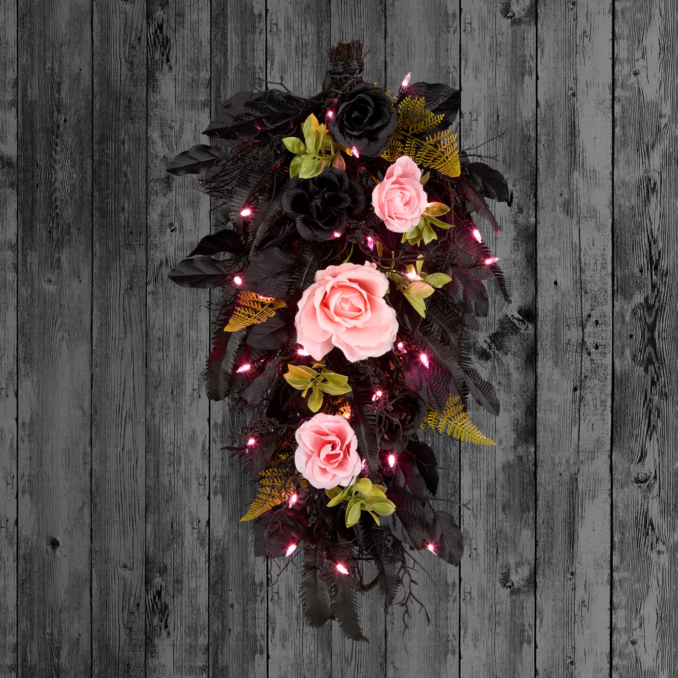 26" Cute & Creepy LED Halloween Swag