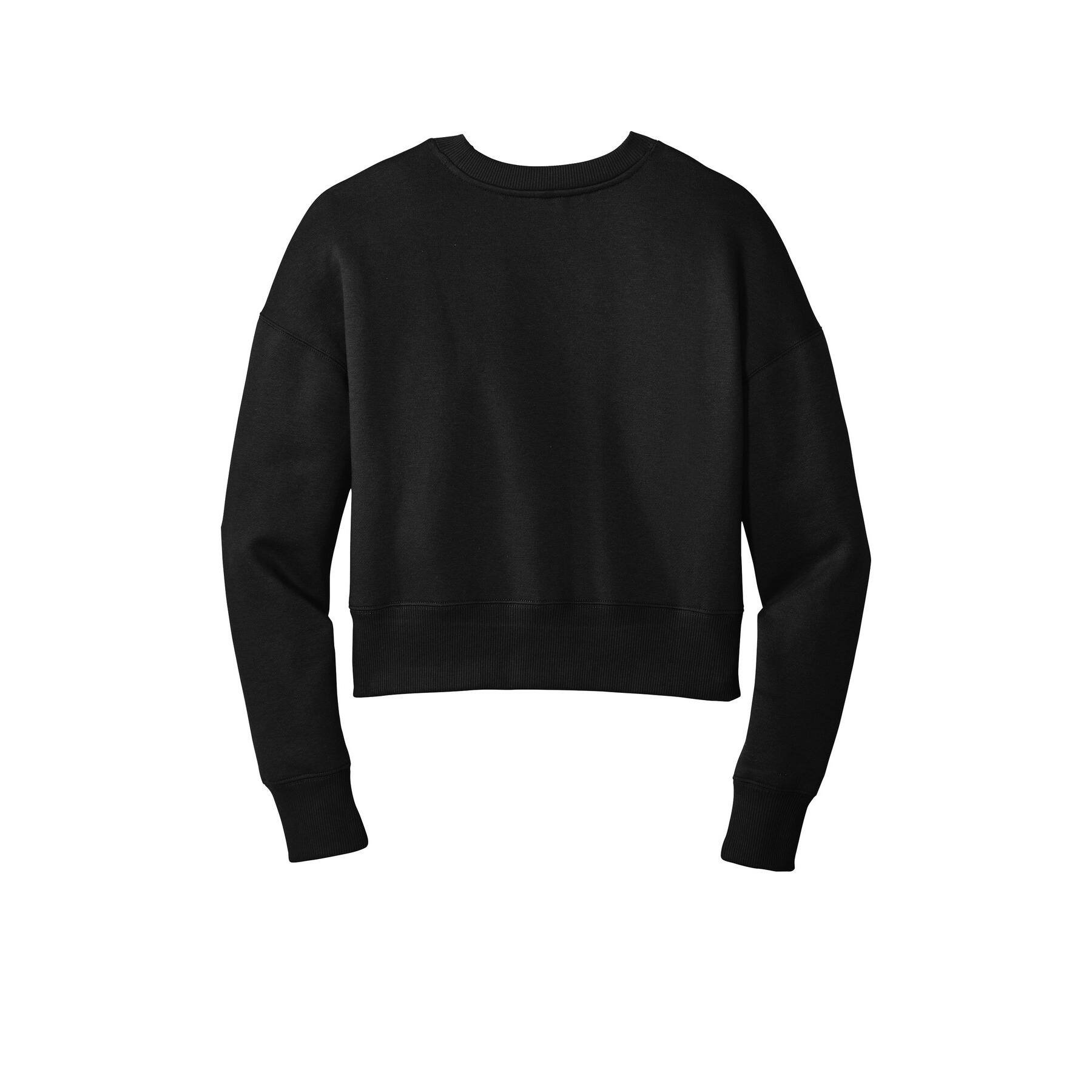 District® Women's Perfect Weight® Fleece Cropped Crew Sweatshirt