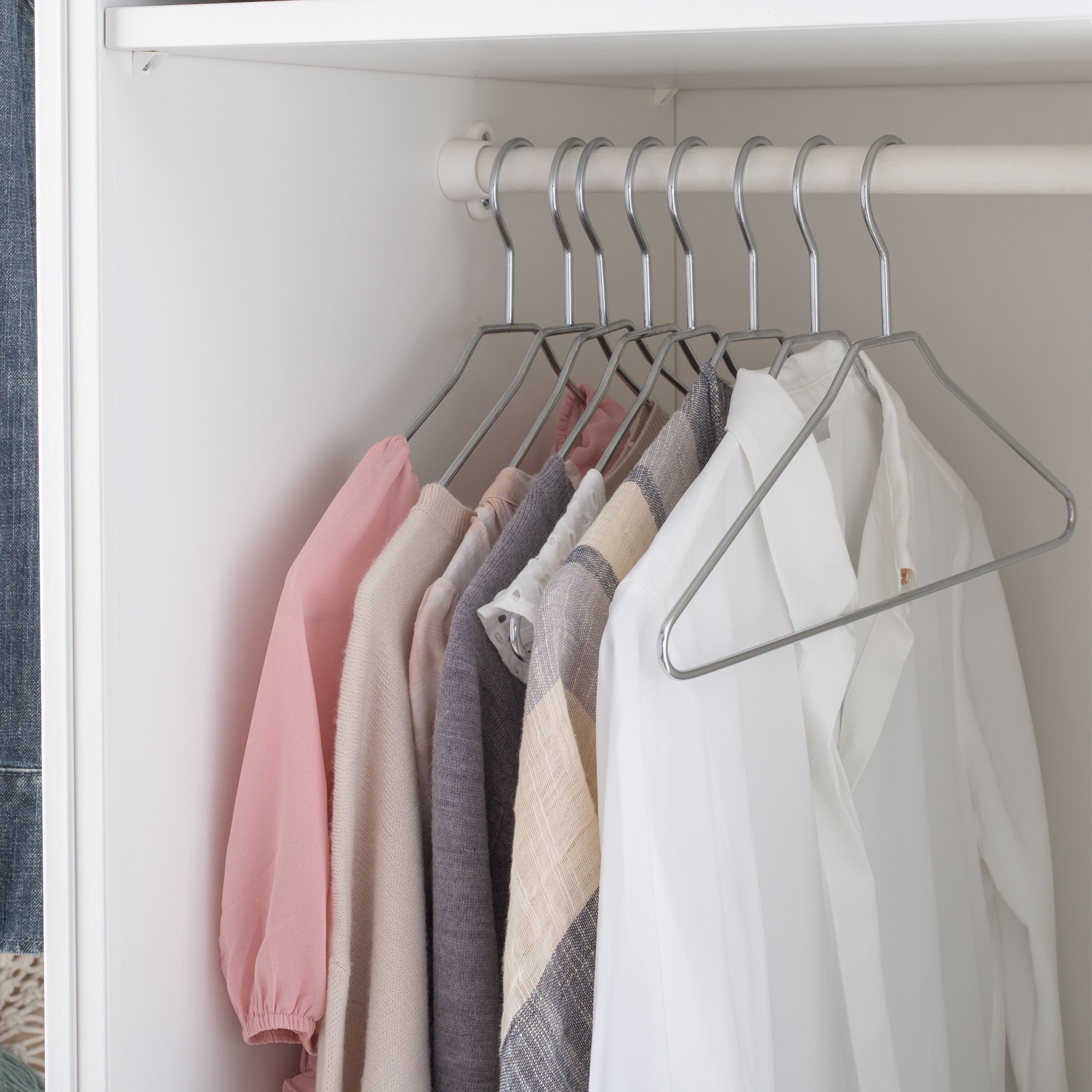 Organize It All Chrome Hangers, 8ct.