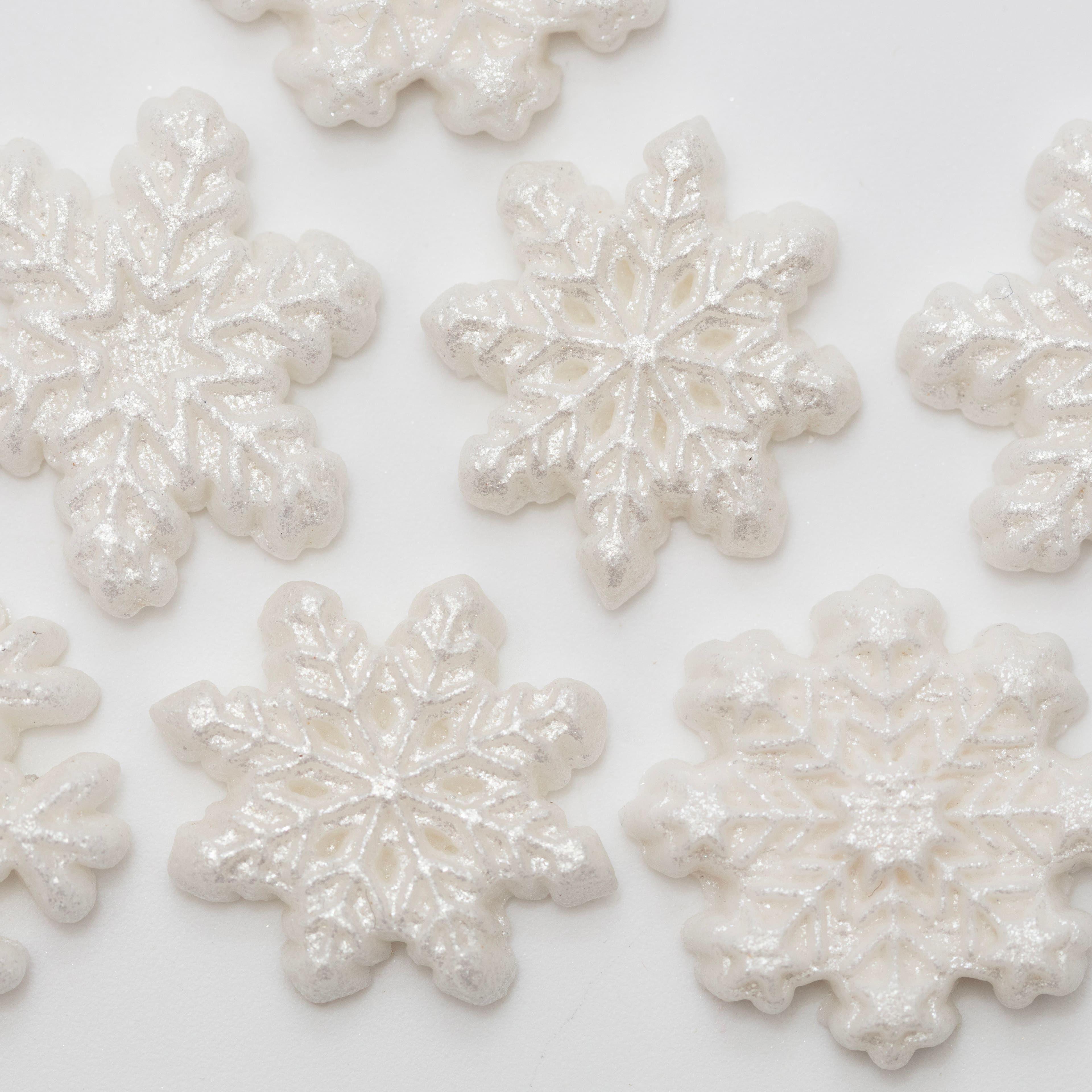 PME Cake Sweet Street&#xAE; Snowflake Icing Decorations
