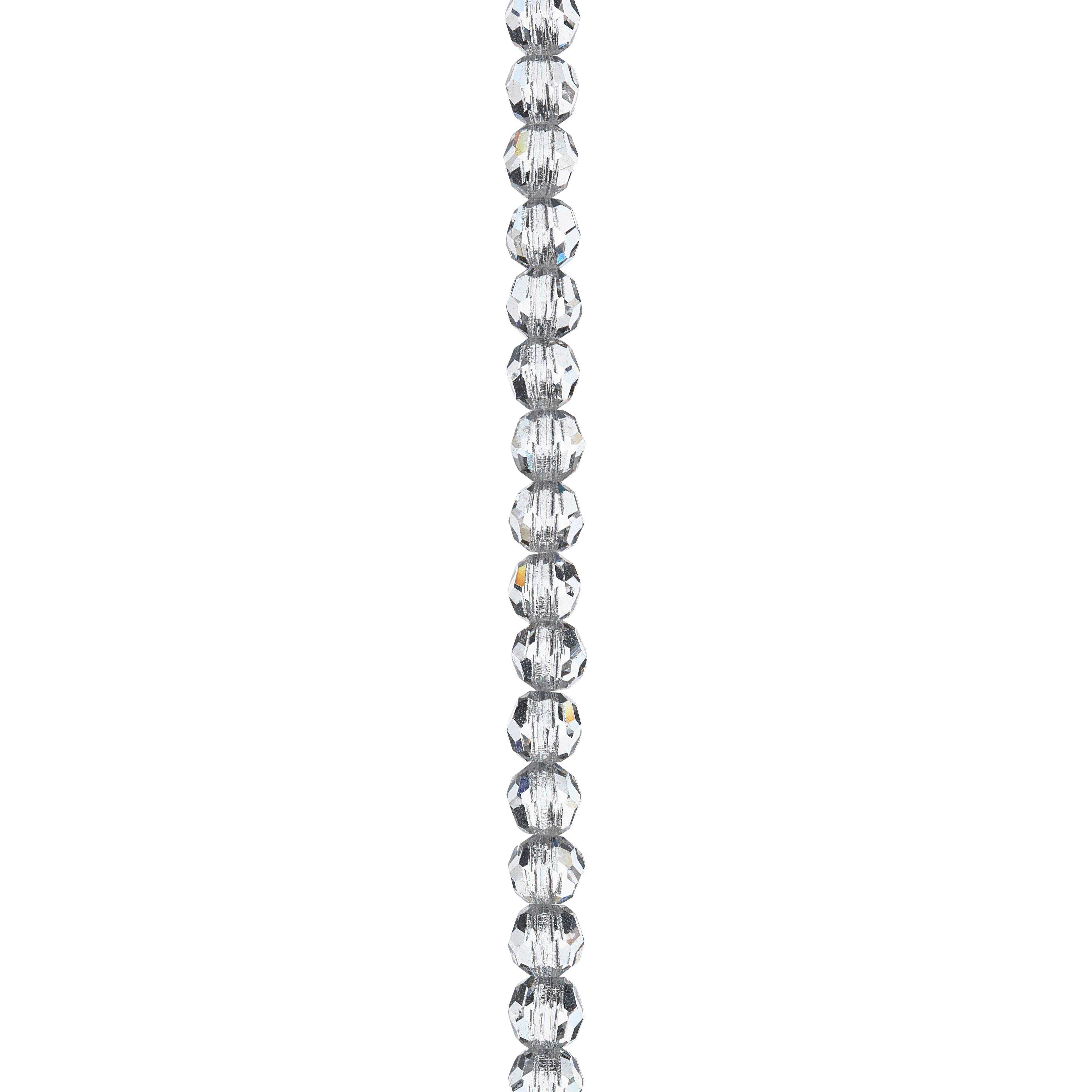 12 Packs: 31 ct. (372 total) Preciosa Glass Crystal Round Beads, 4mm by Bead Landing&#x2122;