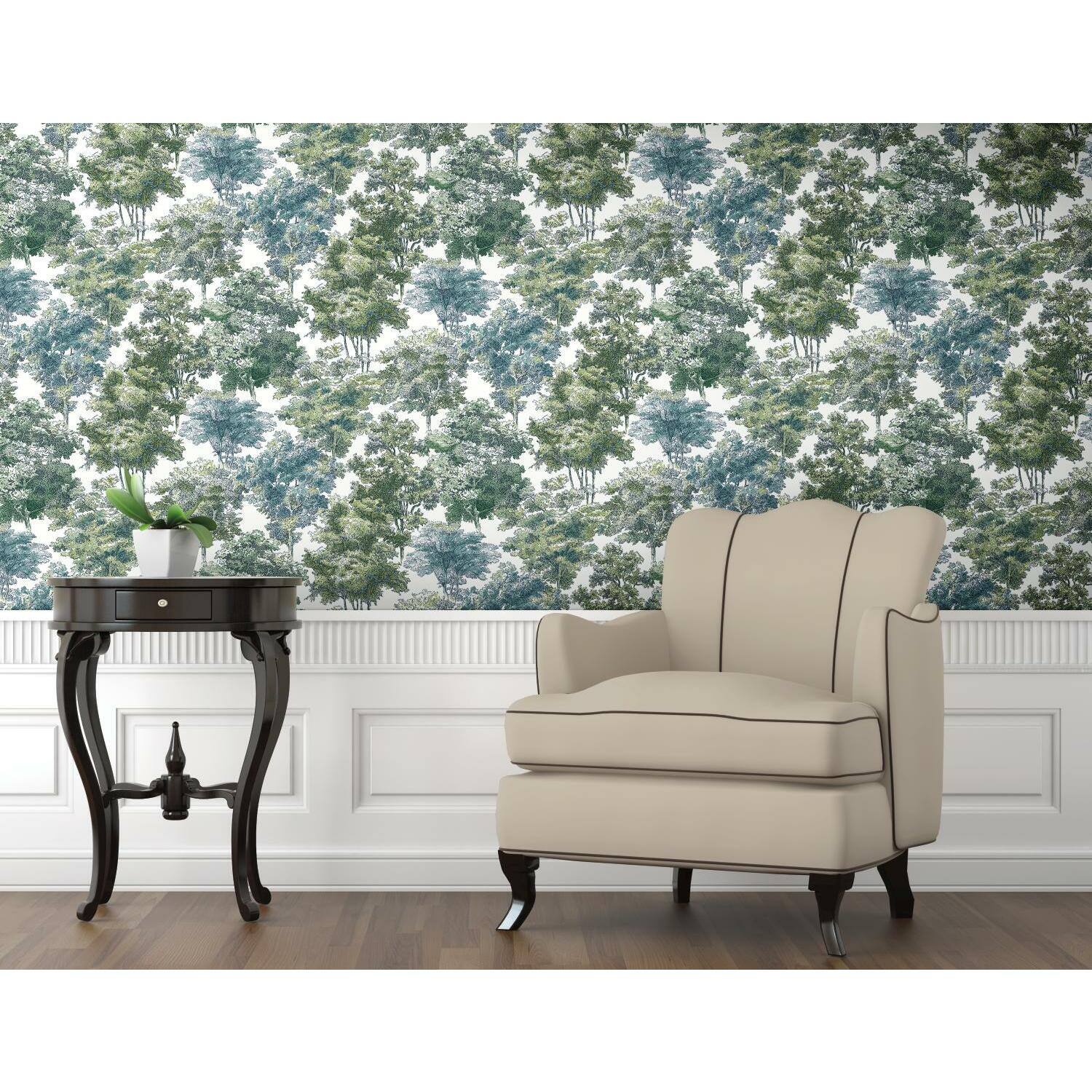 RoomMates Old World Trees Peel & Stick Wallpaper