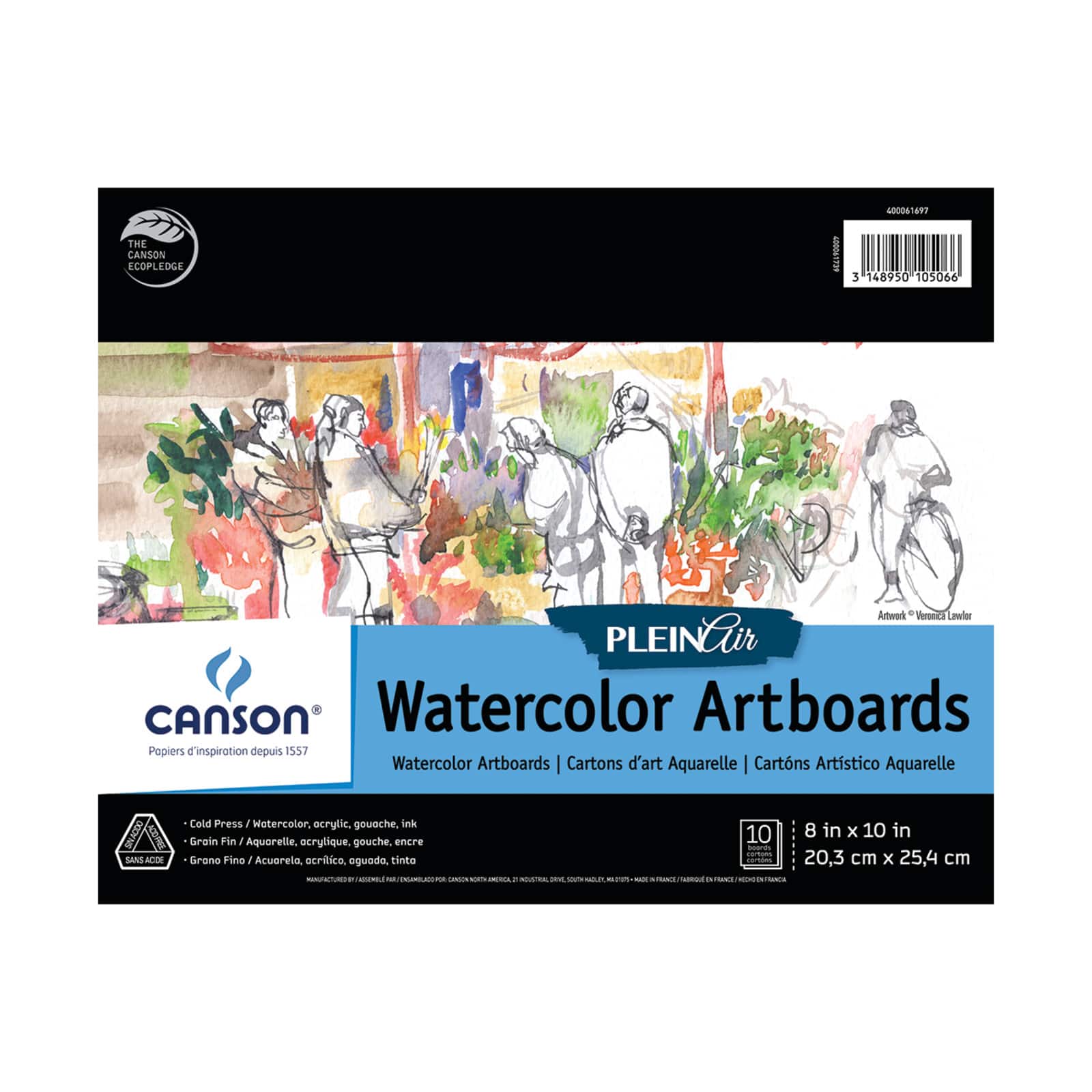 Canson&#xAE; Plein Air Watercolor Artboard Pad