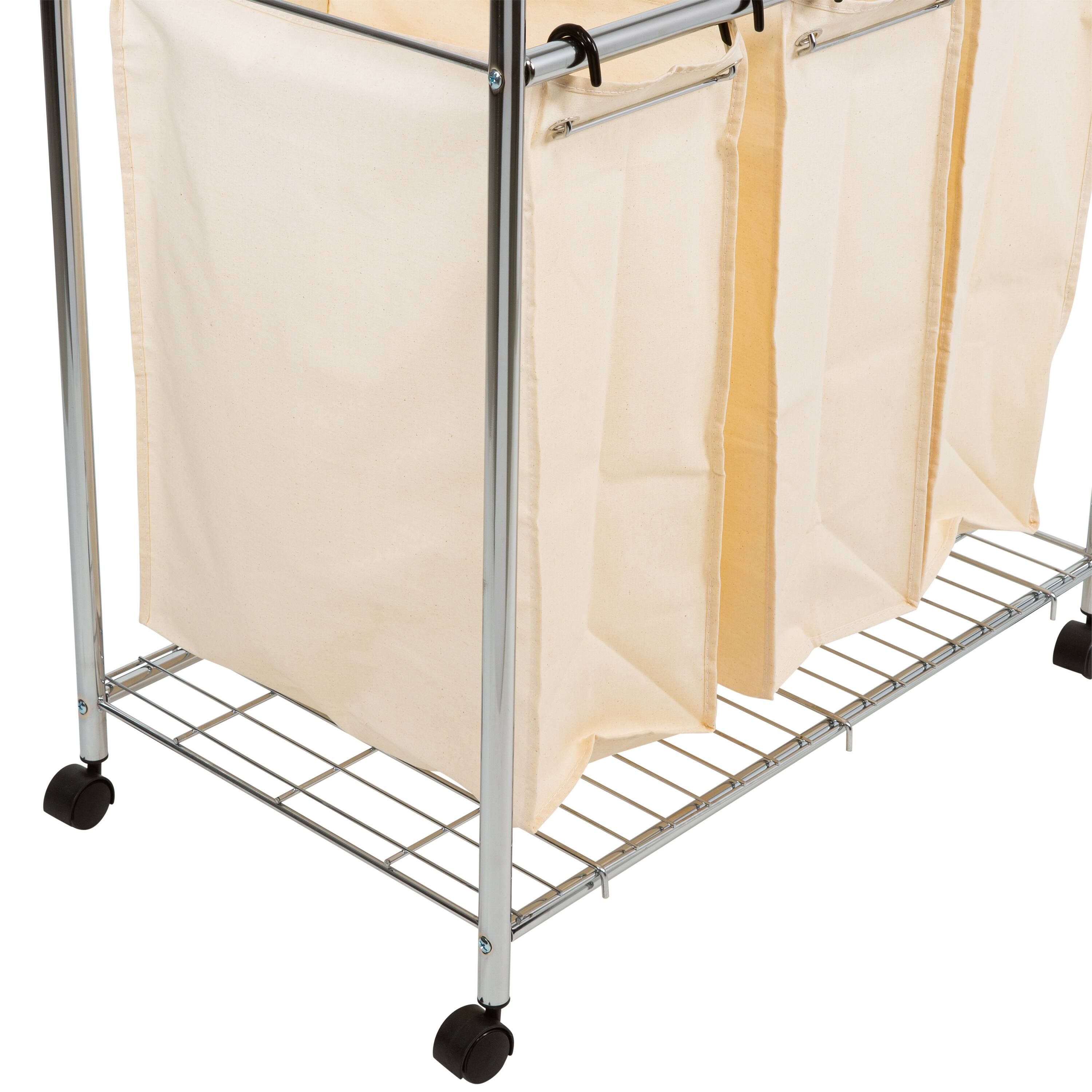 Organize It All Laundry Sorter With Canvas Bags