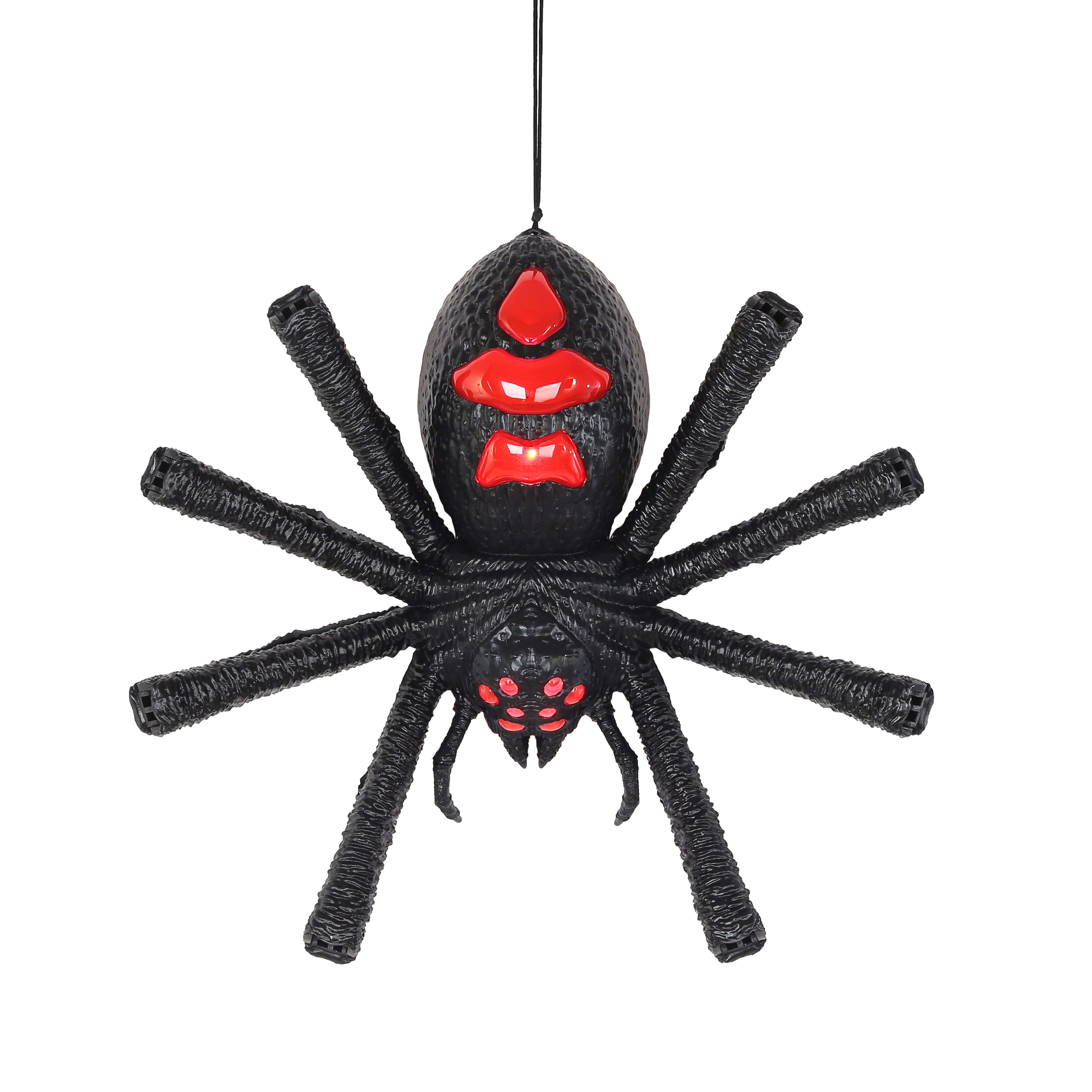 26" LED Black & Red Hanging Spider by Ashland®