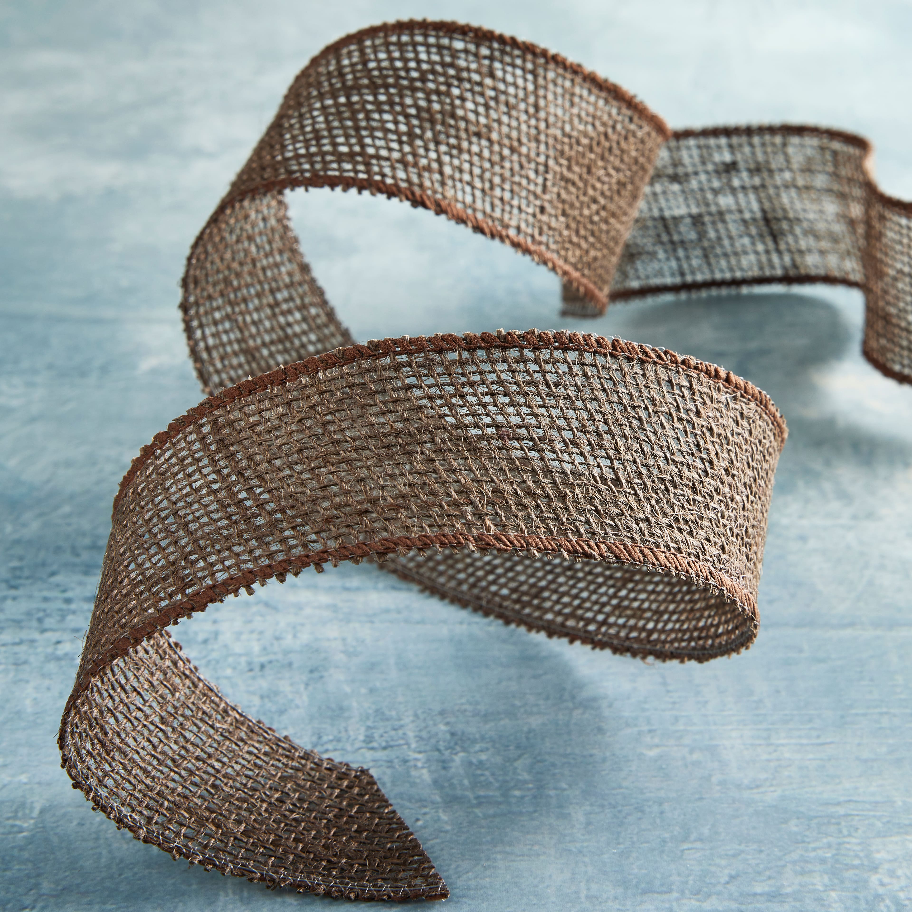 1.5&#x22; x 3yd. Wired Burlap Ribbon by Celebrate It&#xAE; Classic