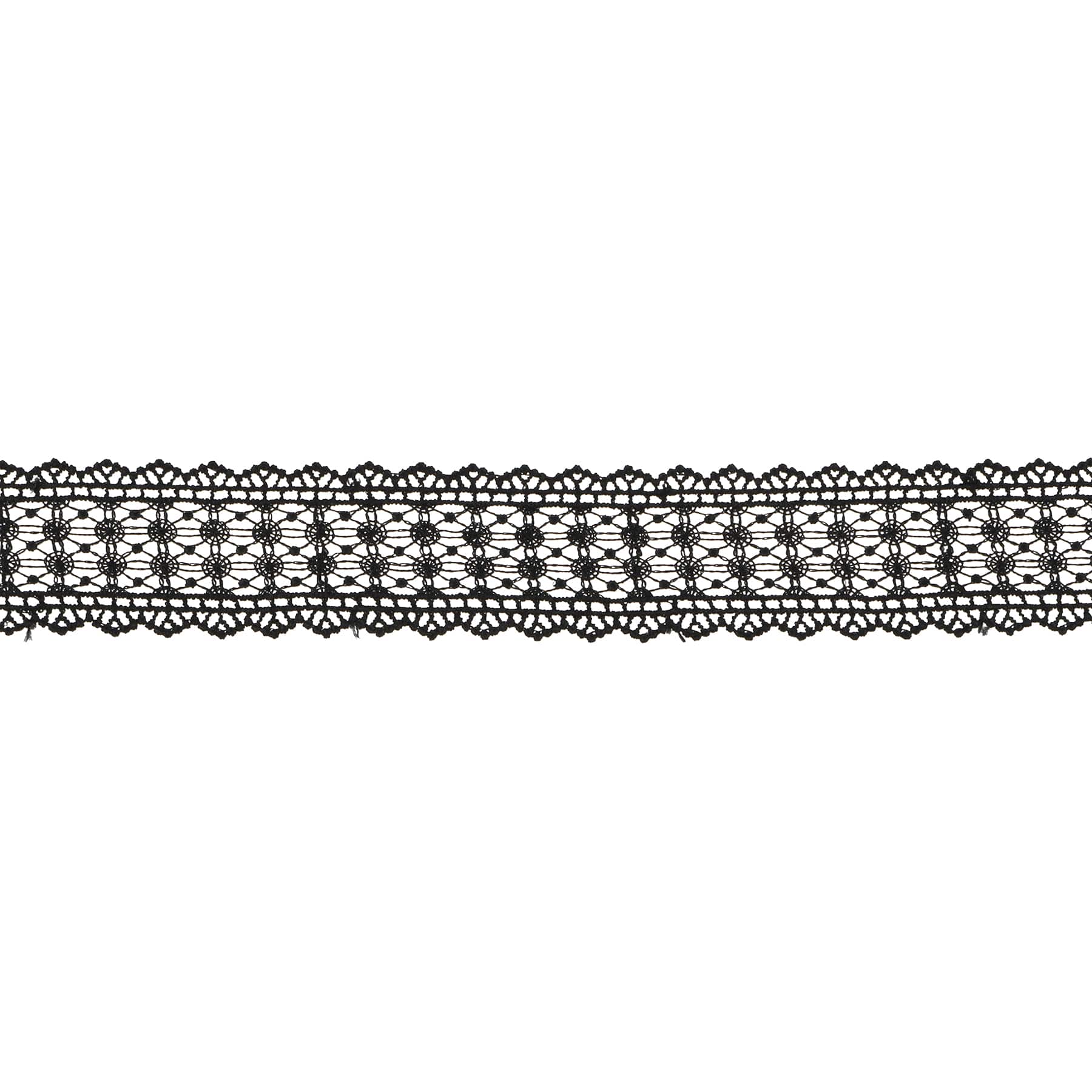 1.1&#x22; Black Lace Trim by Celebrate It&#xAE;