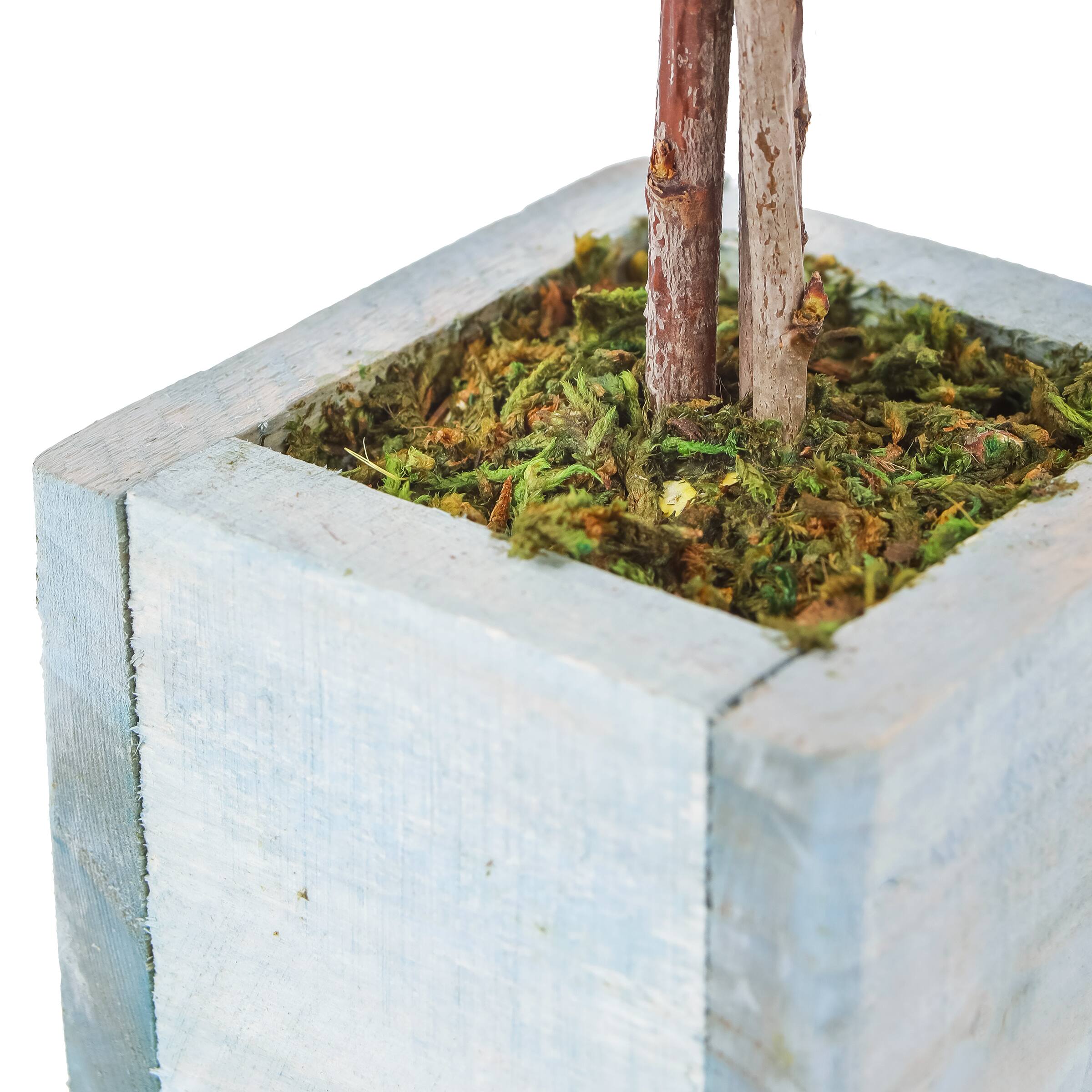 19" Pastel Colors Spring Floral Cone Tree