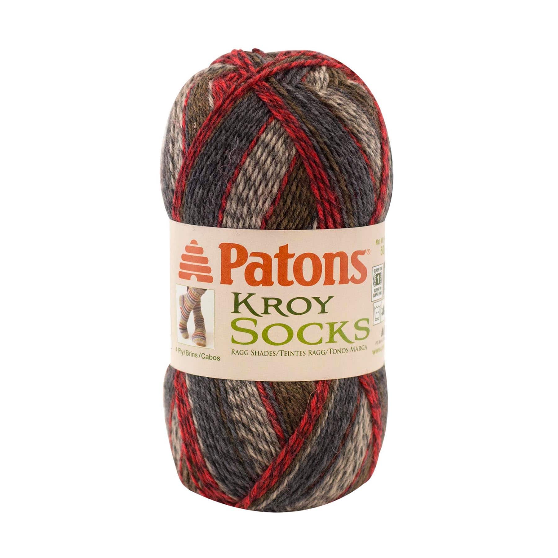 18 Pack: Patons® Yarnspirations™ Kroy Socks™ Yarn