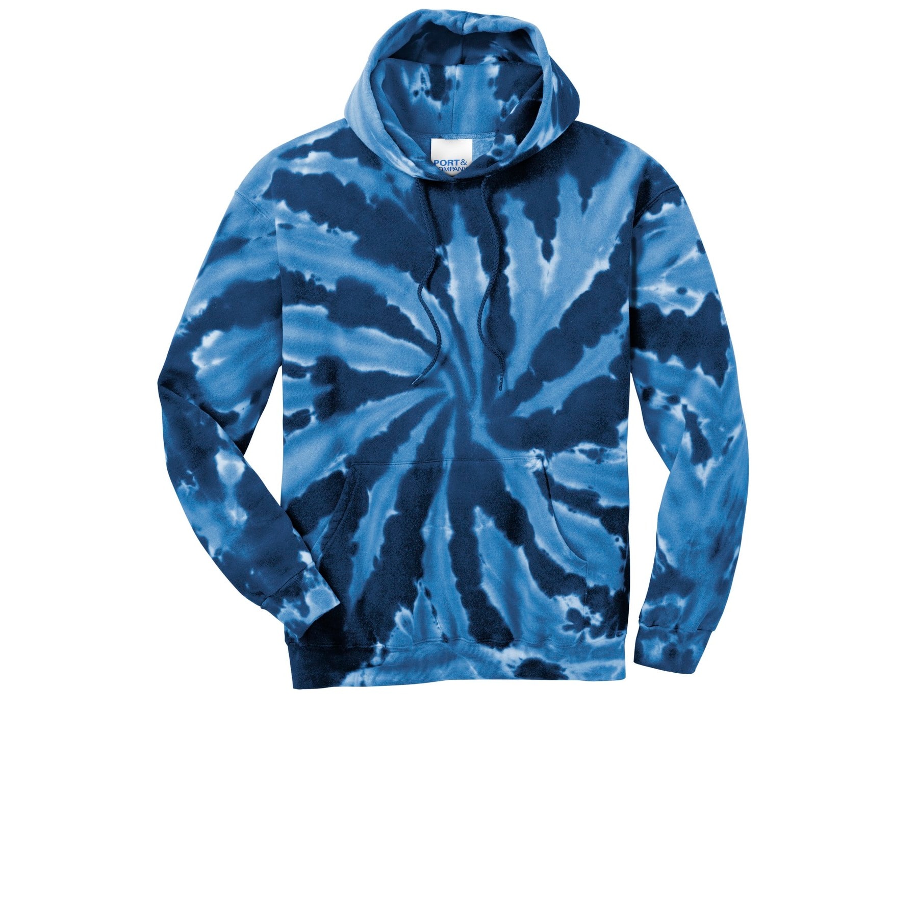 Port & Company® Tie-Dye Pullover Hooded Adult Sweatshirt