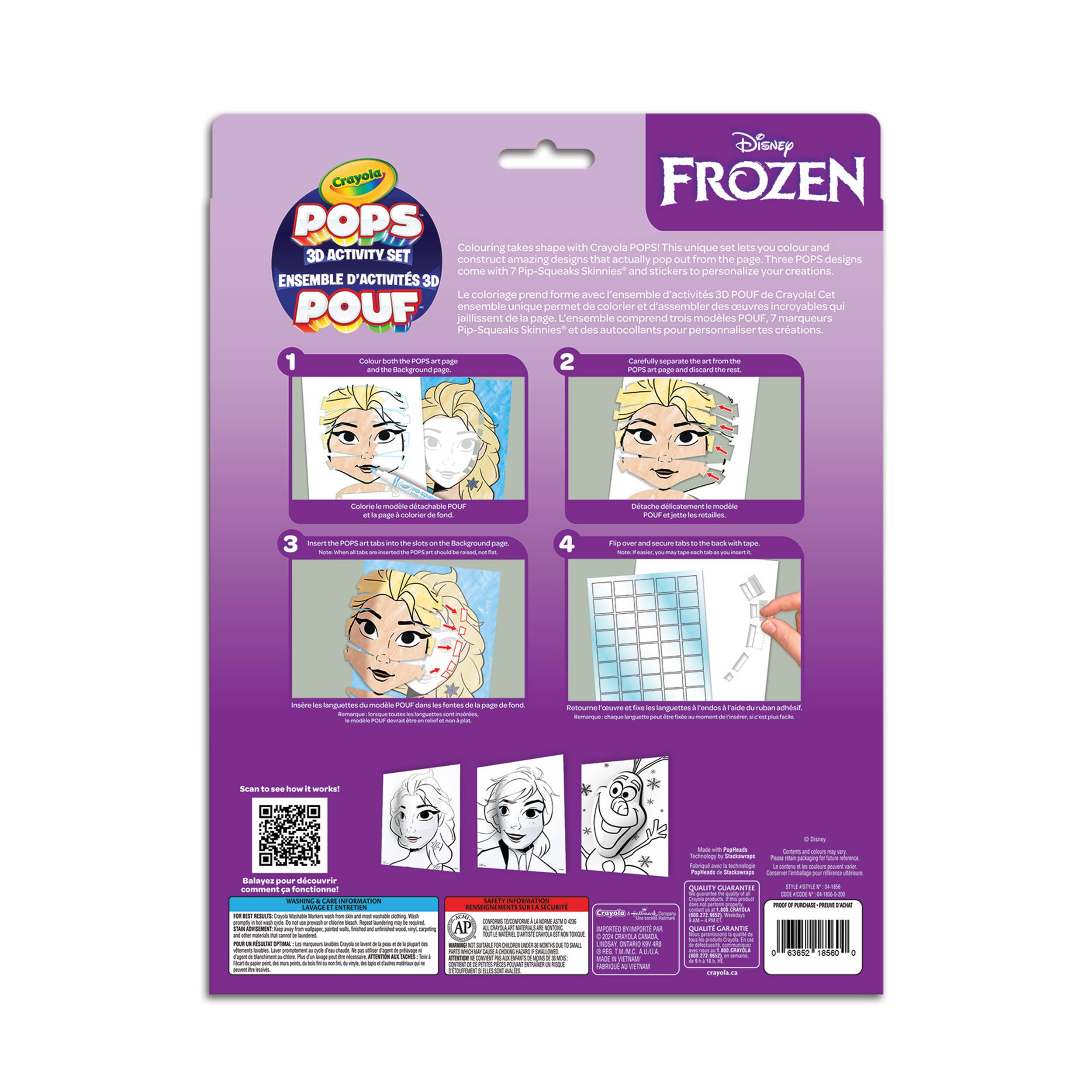 Crayola&#xAE; POPS 3D Disney&#xAE; Frozen Activity Set