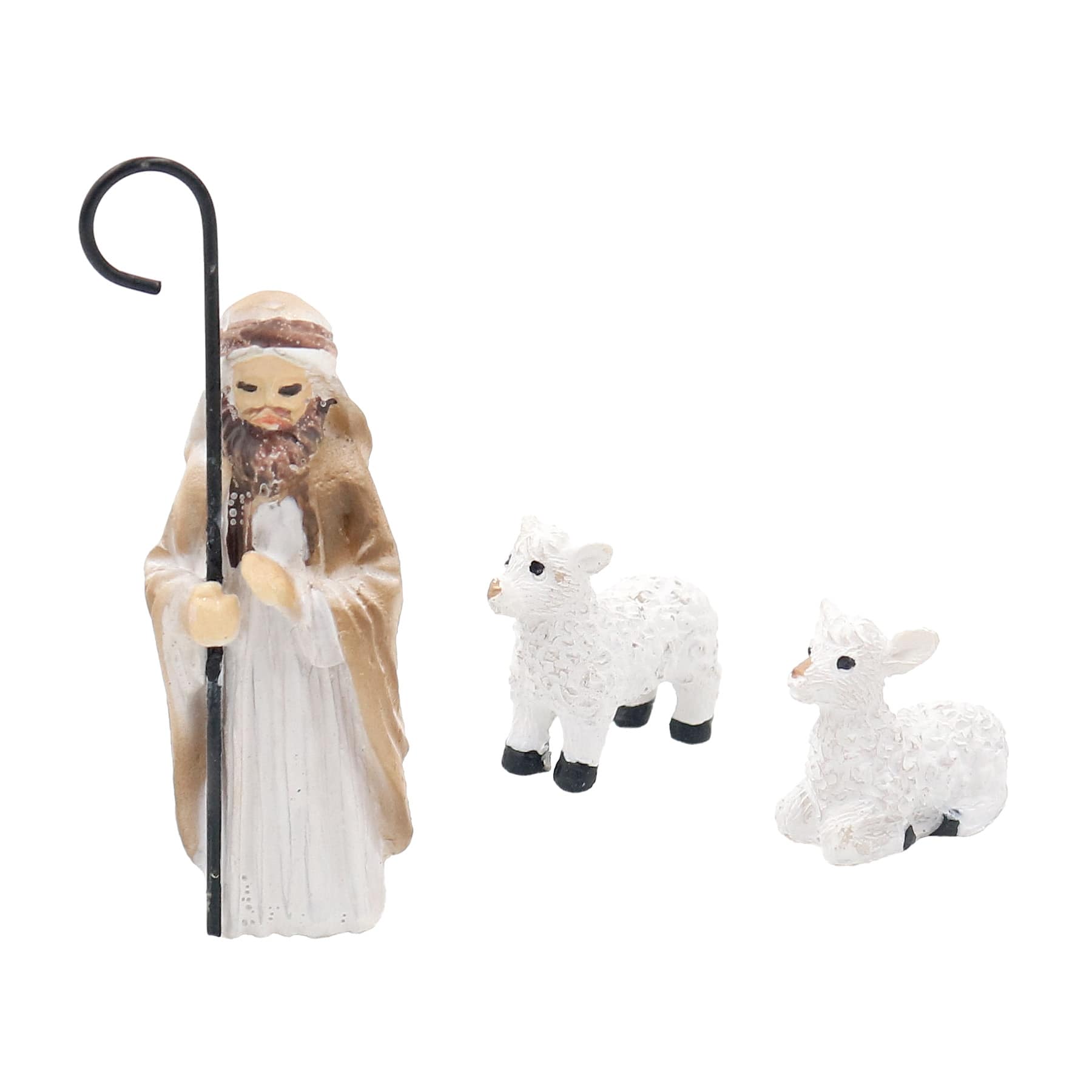 Mini Shepherd &#x26; Lambs Decoration Set by Ashland&#xAE;