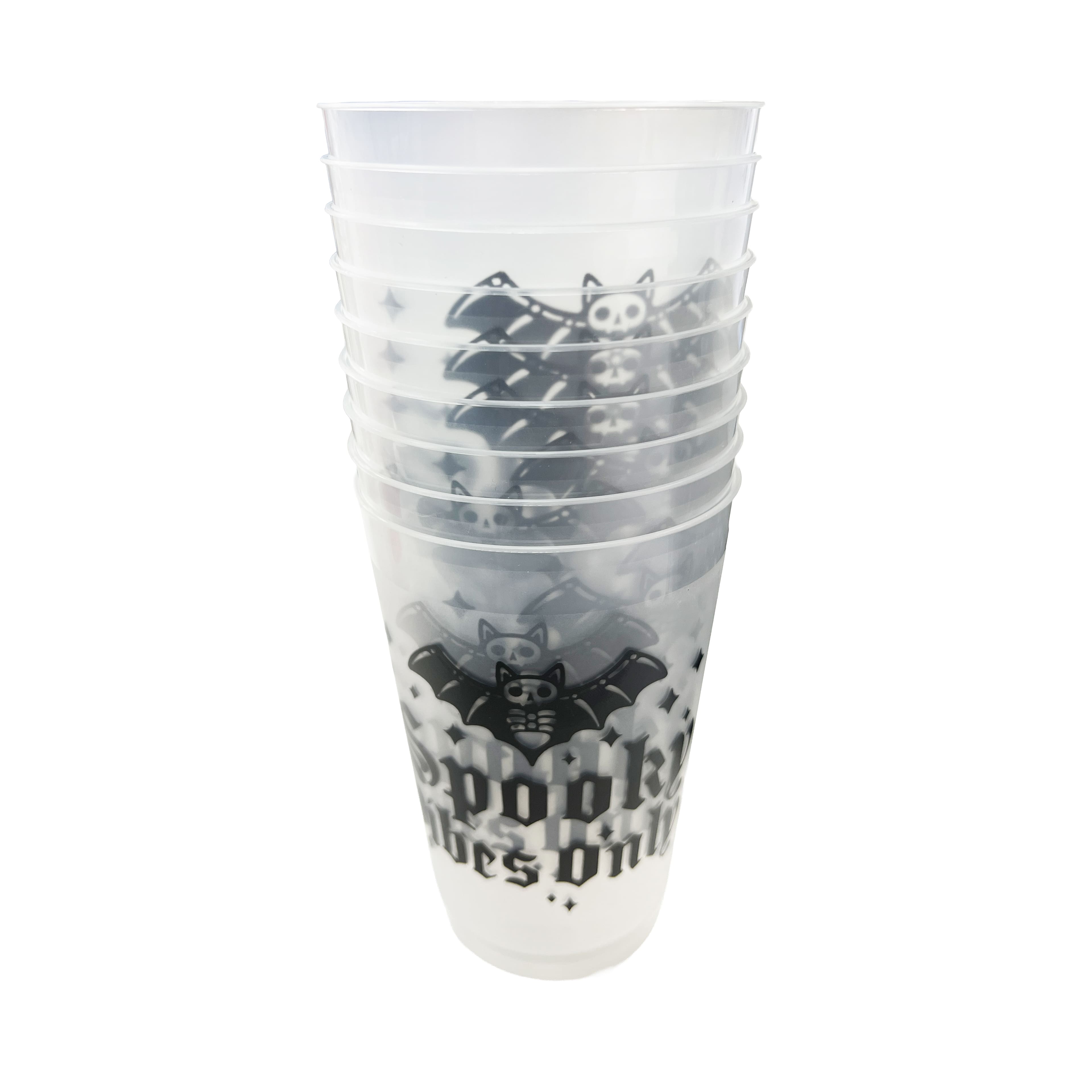 14oz. Frosted Spooky Vibes Plastic Cups, 10ct. by Celebrate It&#x2122;