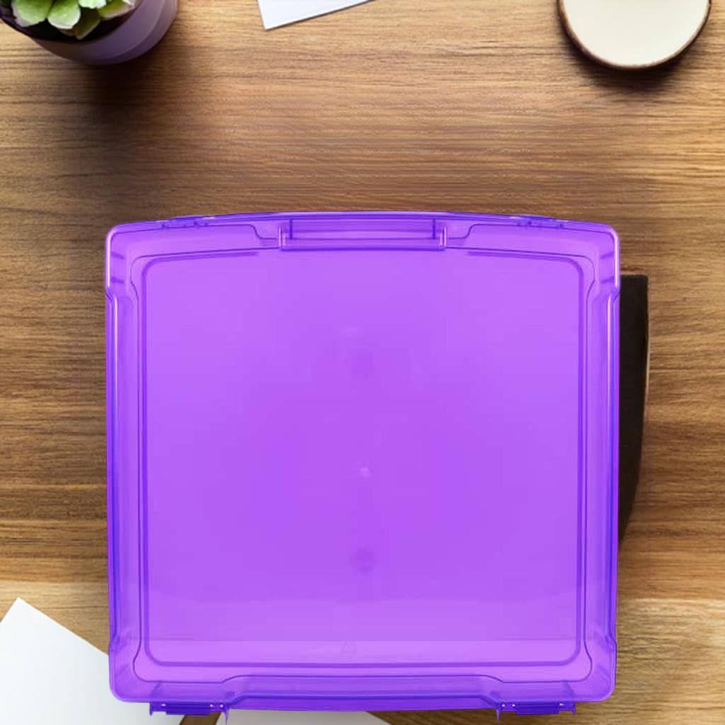12" x 12" Purple Scrapbook Paper Case by Simply Tidy®