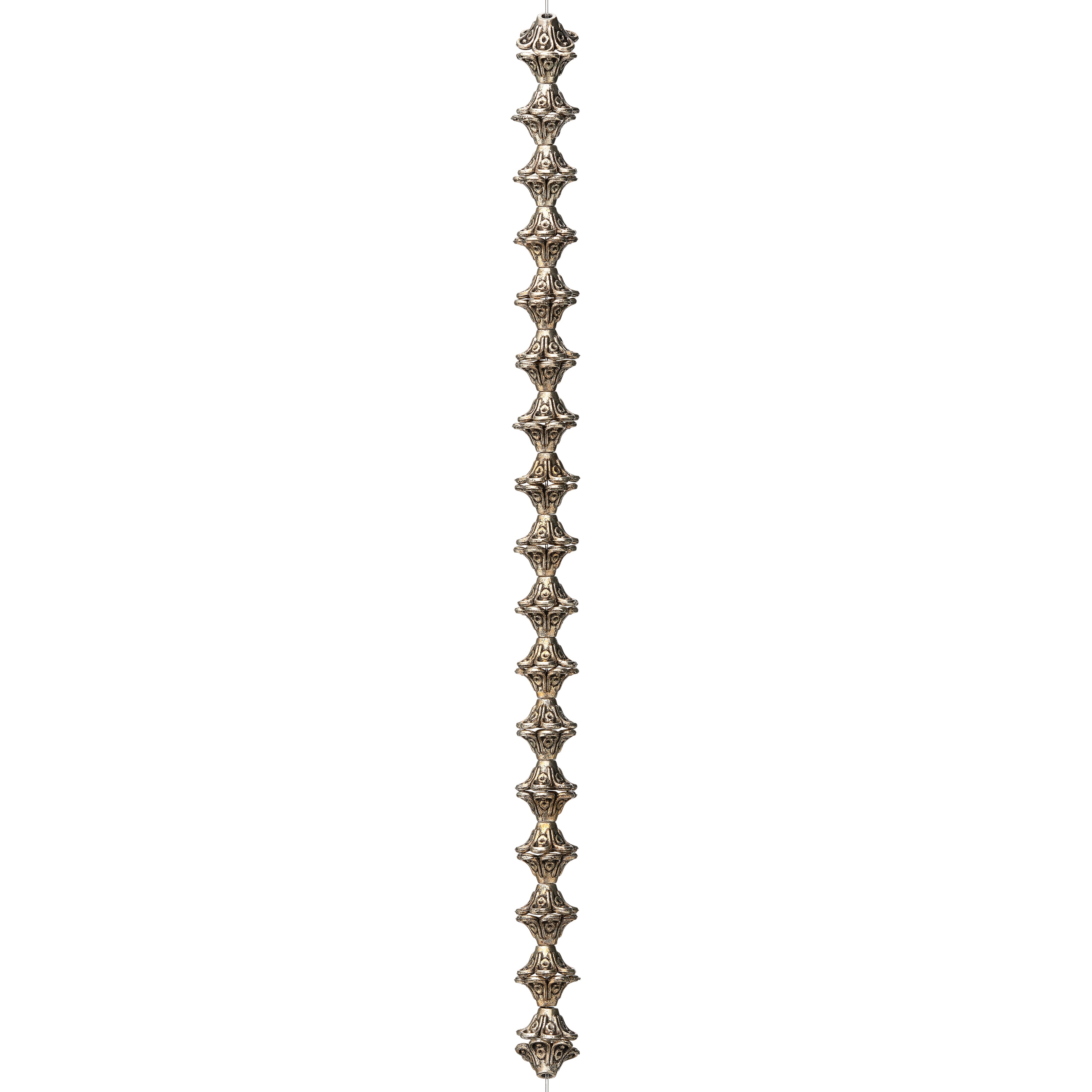 Silver Metal Cap-Shaped Beads, 8mm by Bead Landing&#x2122;