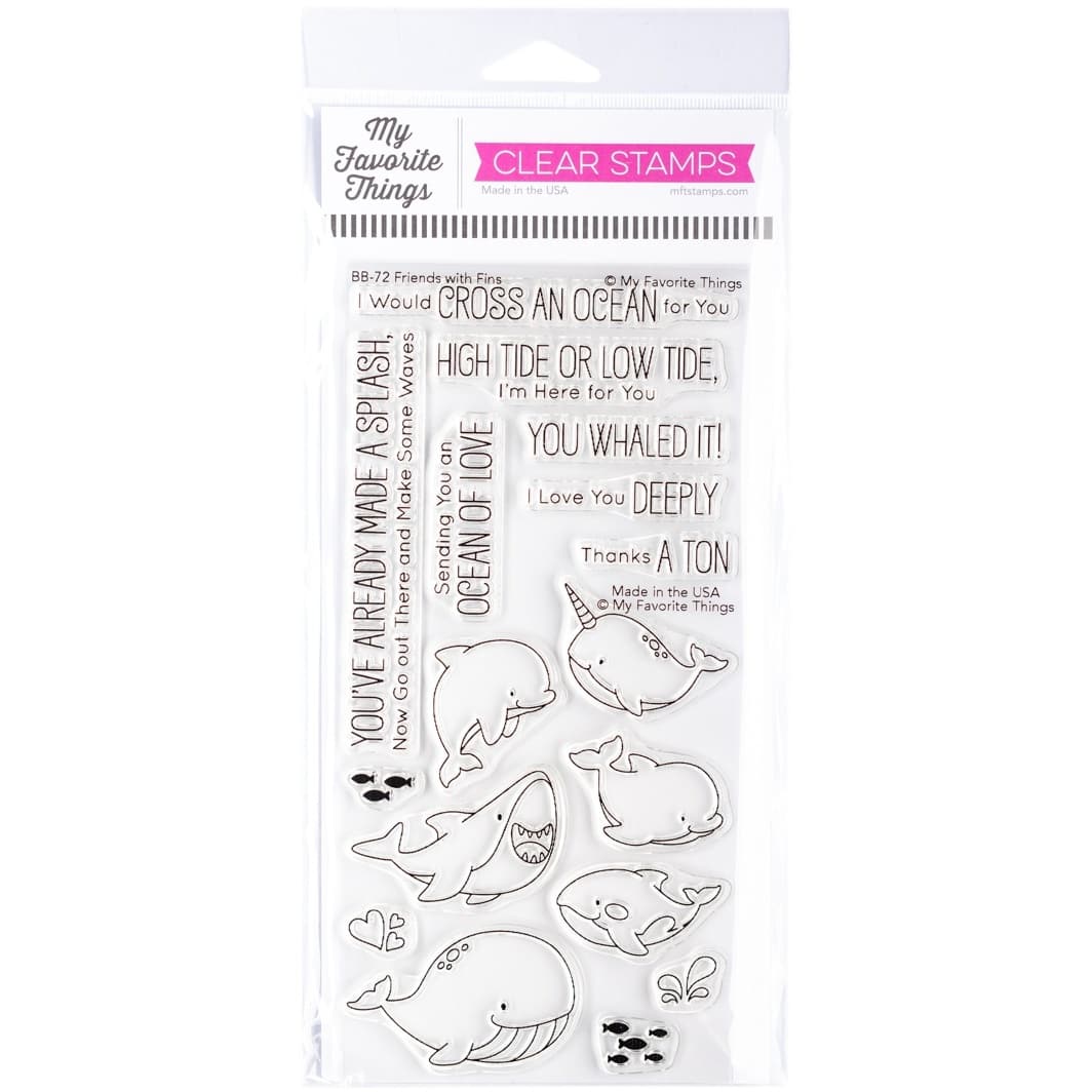 My Favorite Things® Friends With Fins Clear Stamps | Michaels