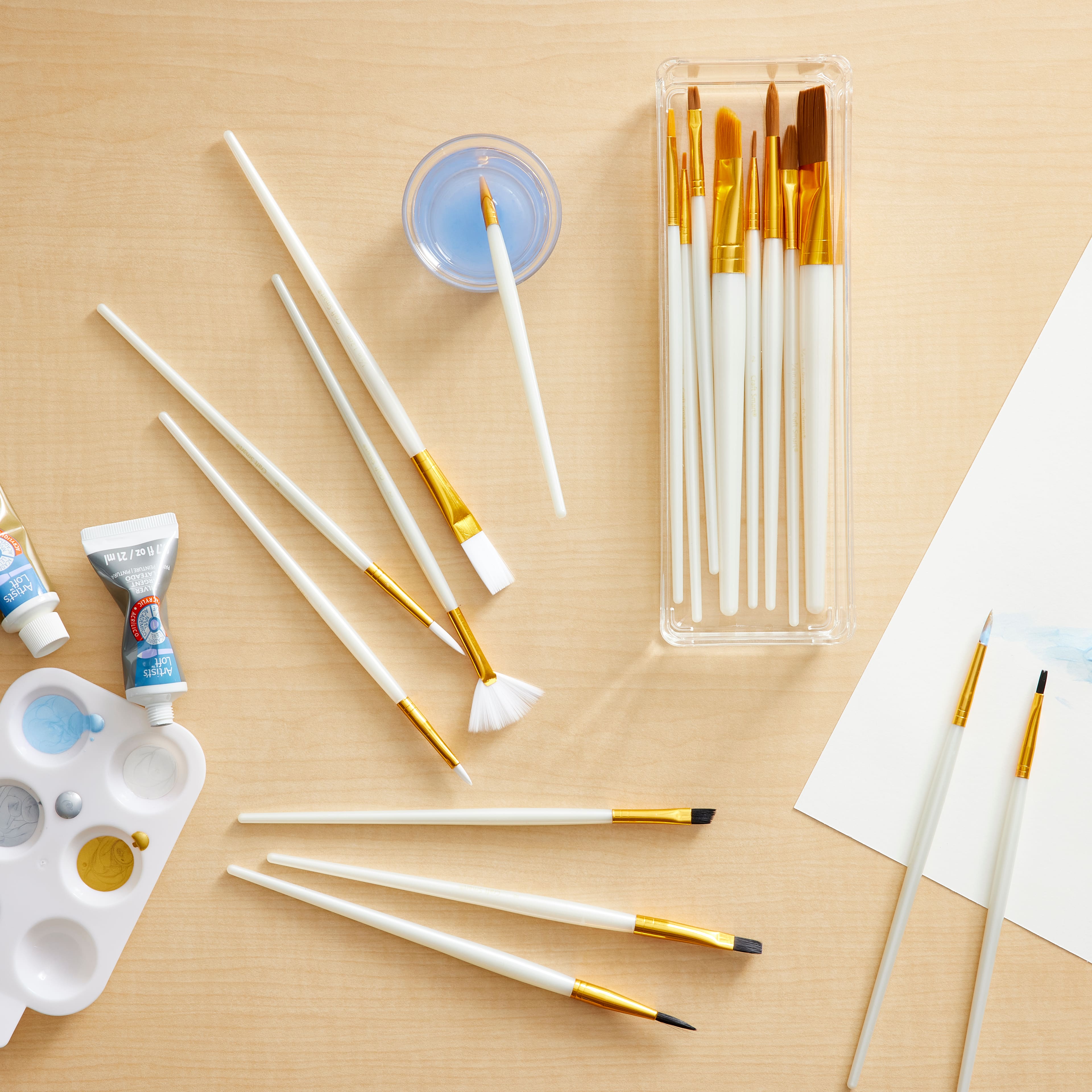 Variety Taklon Brush Super Value Pack by Craft Smart®