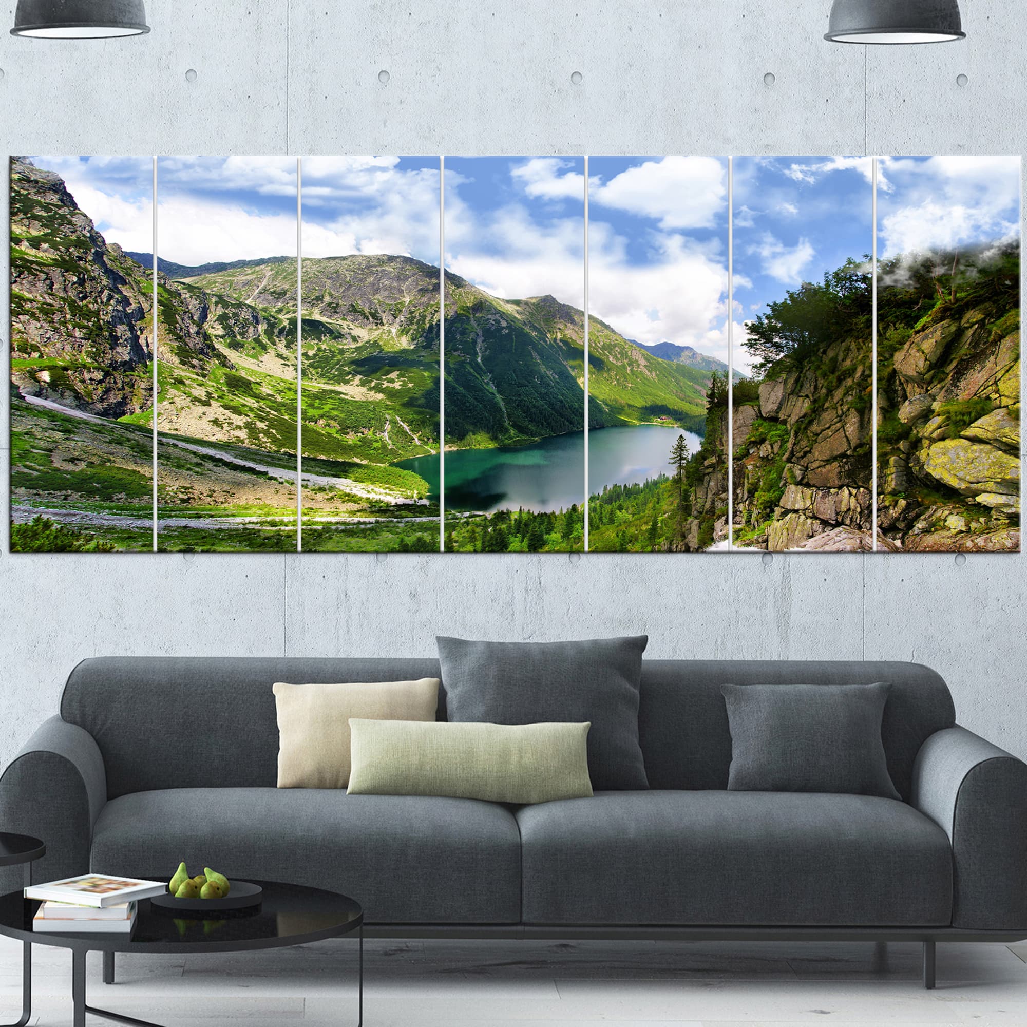 Designart - Incredible View of Tatra Mountains - Landscape Canvas Art Print