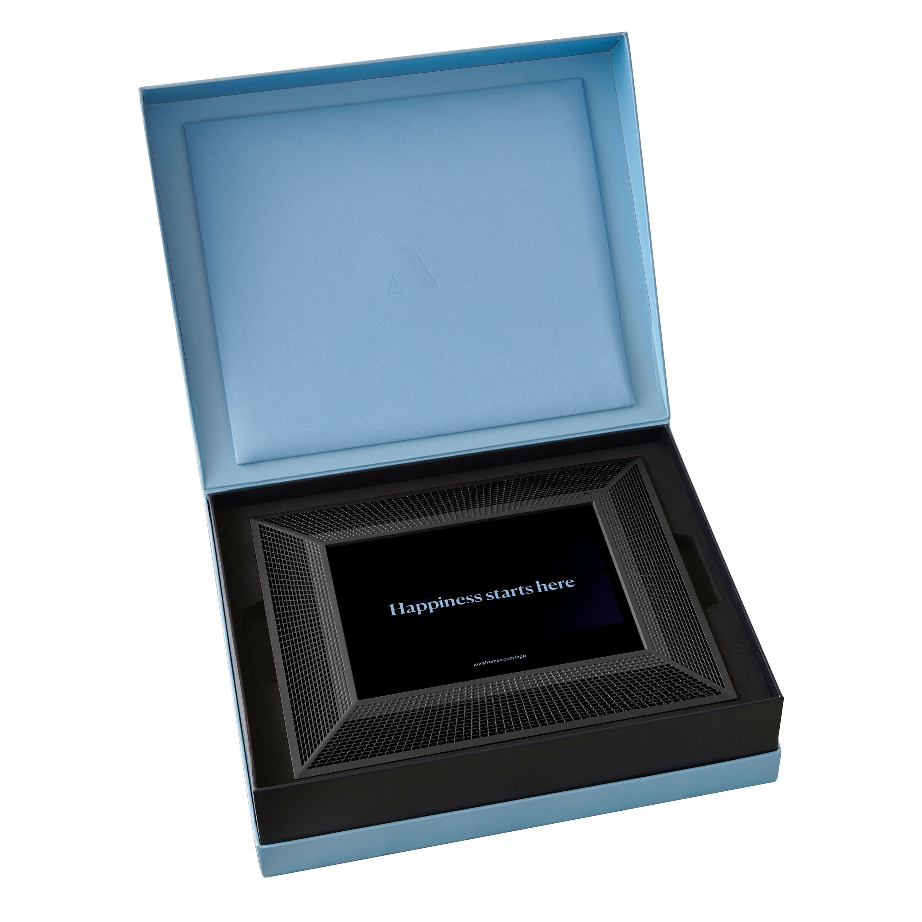 Aura Frames Black Onyx Smith Frame with Speaker