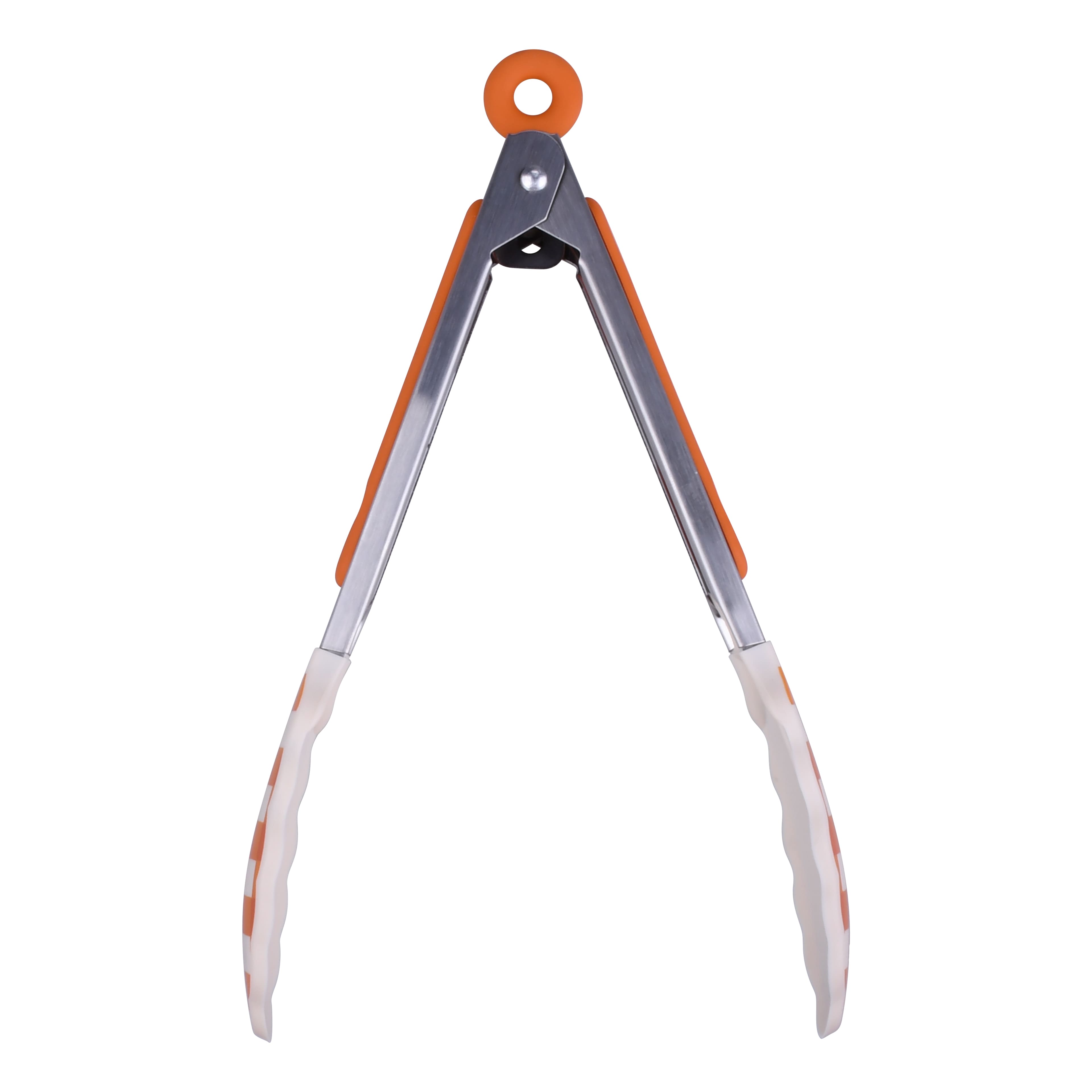 Mini Orange Plaid Tongs by Makery&#x2122;