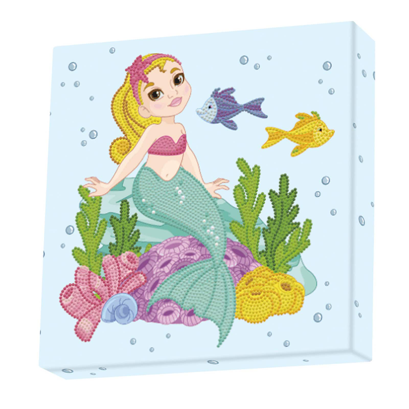 Diamond Dotz&#xAE; Little Mermaid Diamond Box Painting Kit