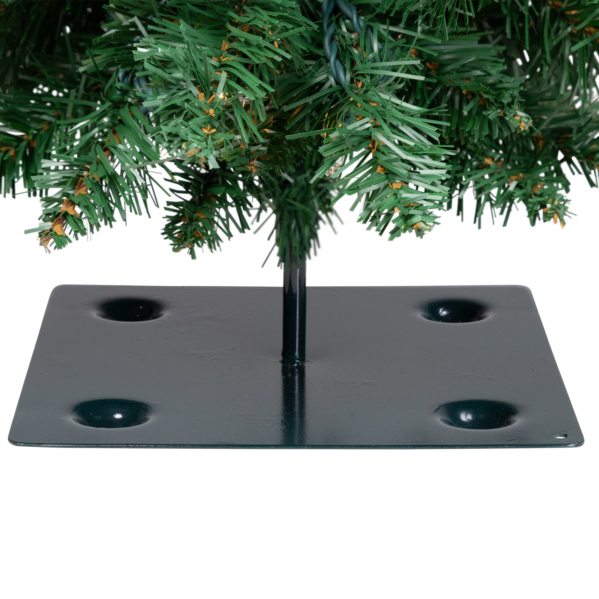 3ft. Pre-Lit Pencil Alpine Artificial Christmas Tree, Clear Lights