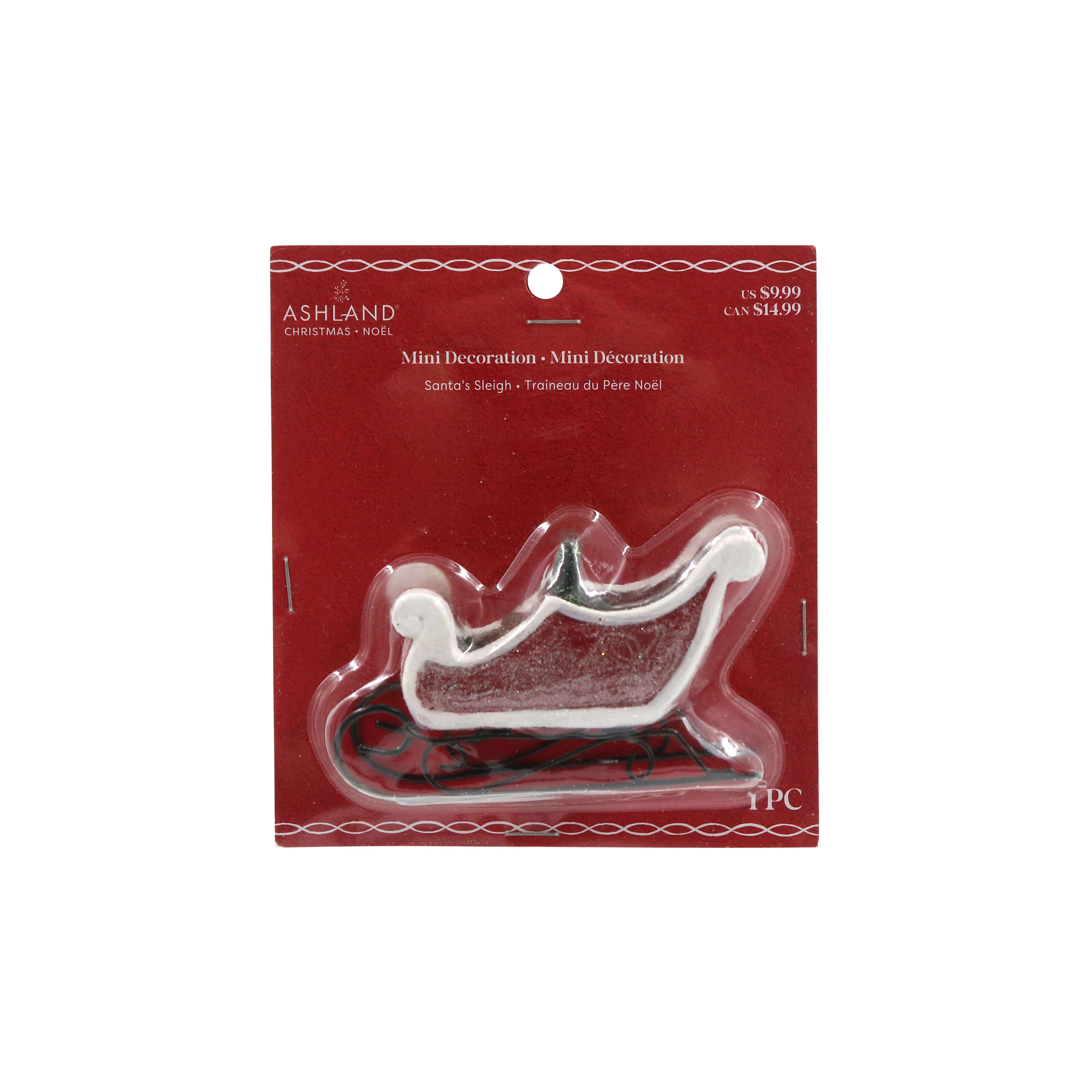 Mini Red Santa&#x27;s Sleigh by Ashland&#xAE;