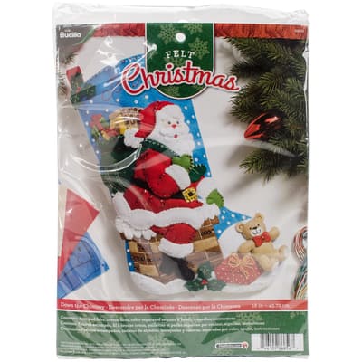 Bucilla Artic Santa Felt Stocking Kit