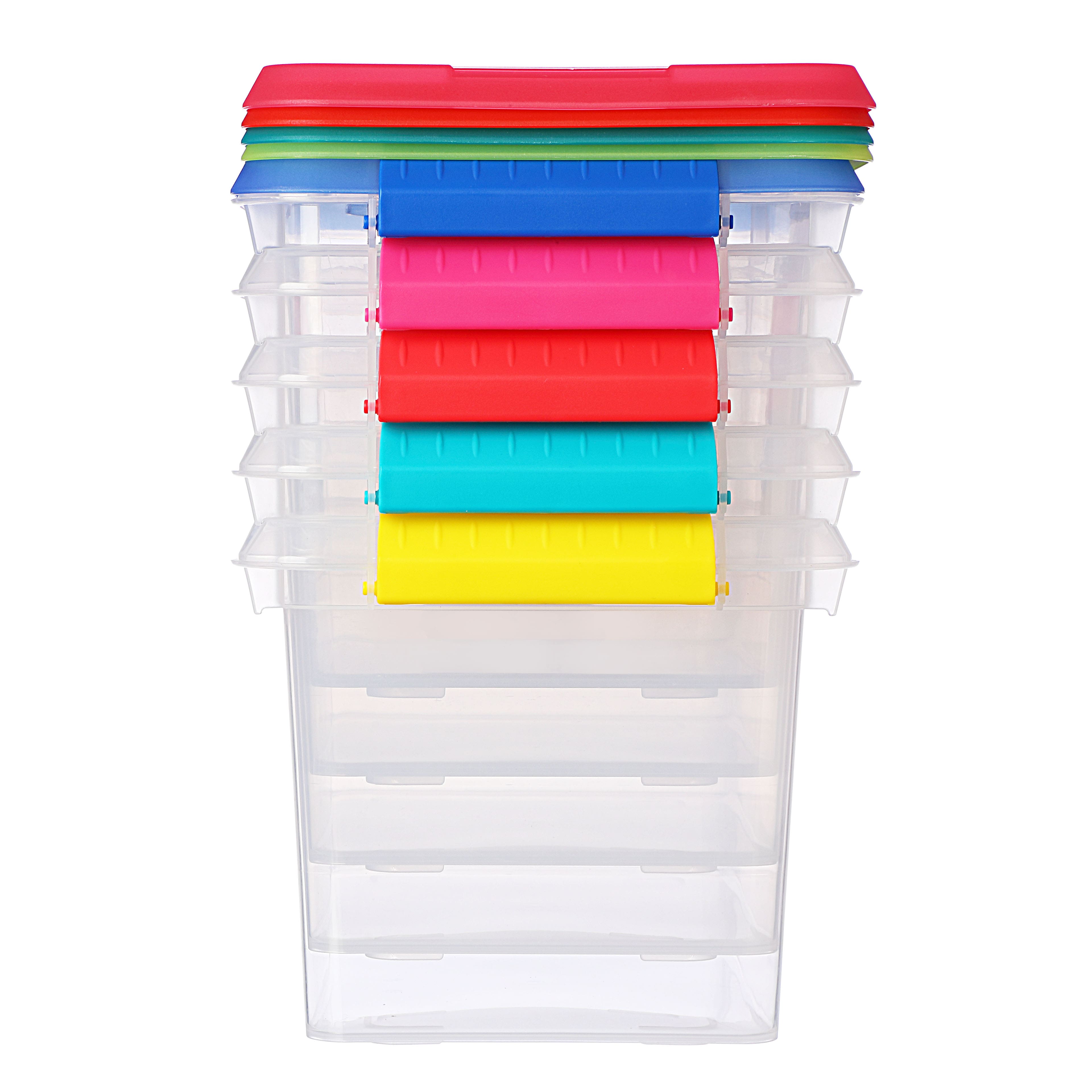 6 Packs: 5 ct. (30 total) 6.2qt. Storage Bins with Lids by Simply Tidy™