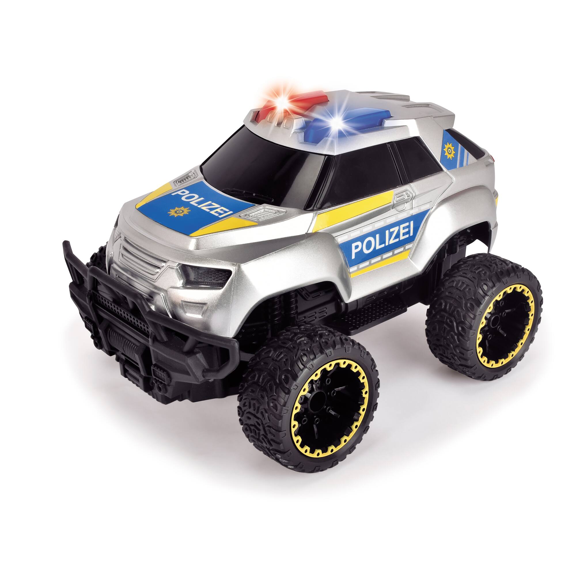 Dickie Toys Light &#x26; Sound RC Police Offroader