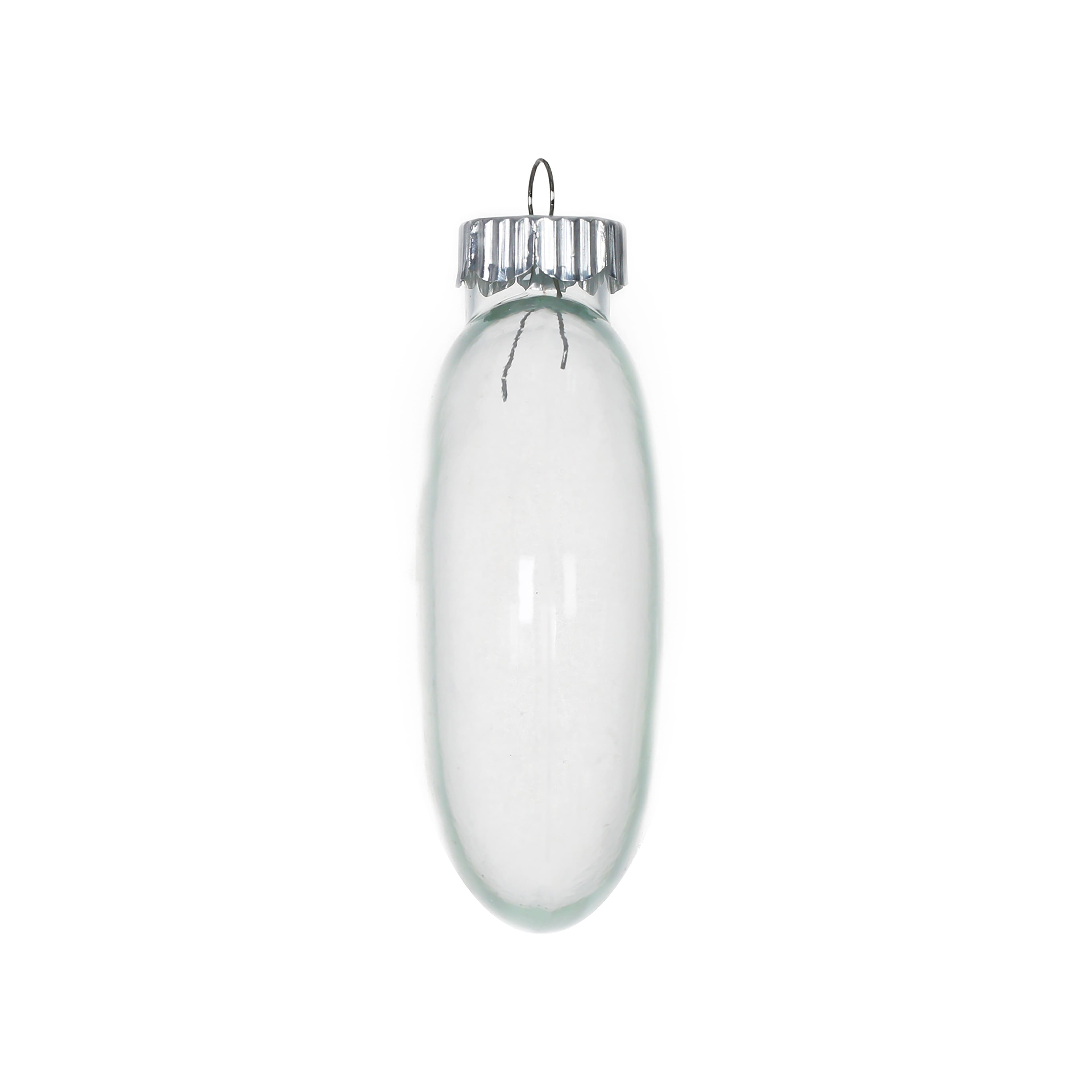 4.25&#x22; DIY Clear Glass Disc Ornaments, 3ct. by Make Market&#xAE;